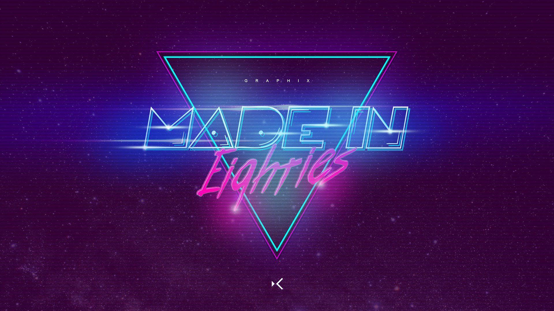 1920x1080 Graphic Wallpaper Made In The 80's