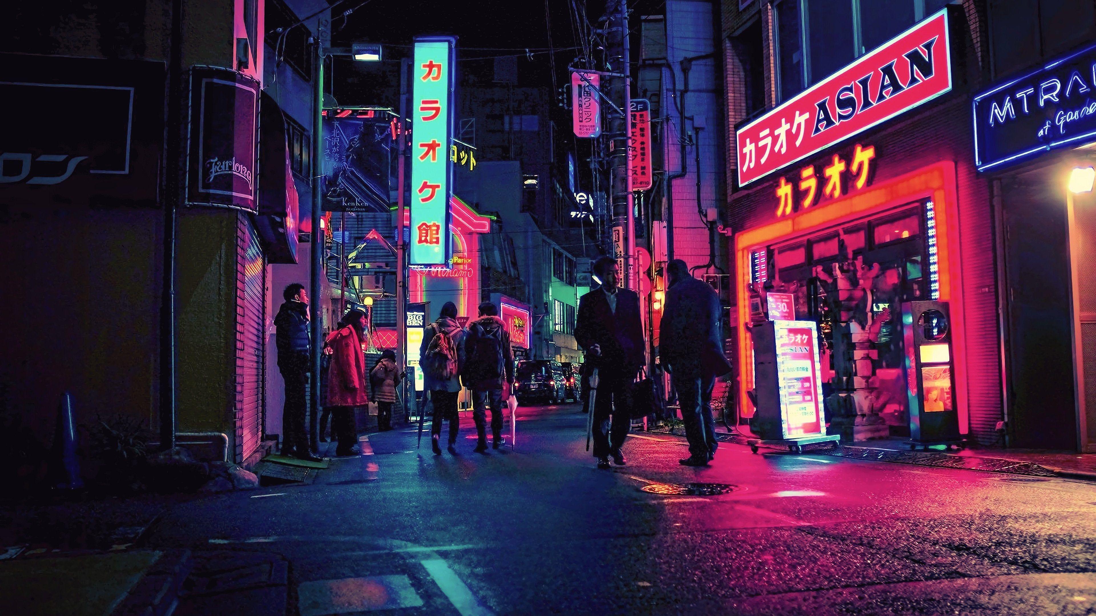 Japan Neon City Wallpapers - Top Free Japan Neon City Backgrounds