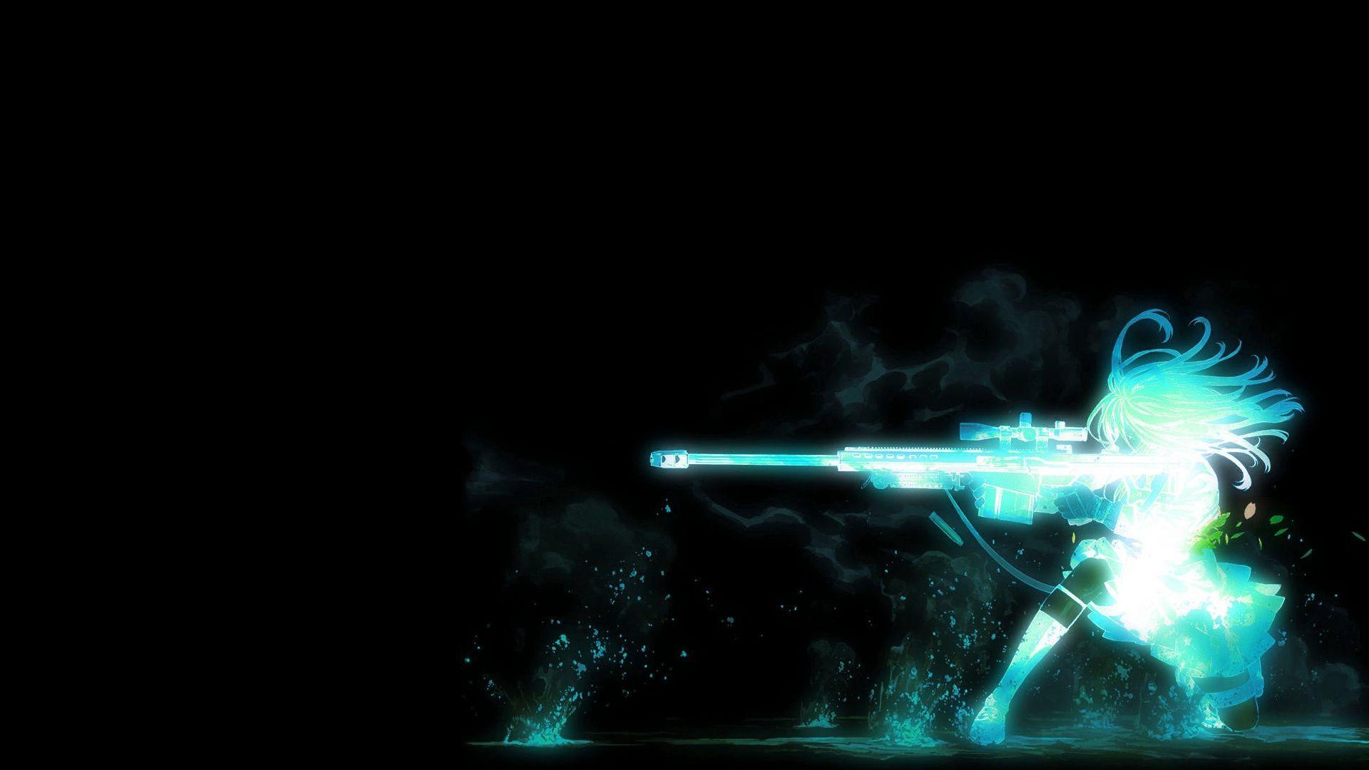 1920x1080 Neon Girl Wallpaper