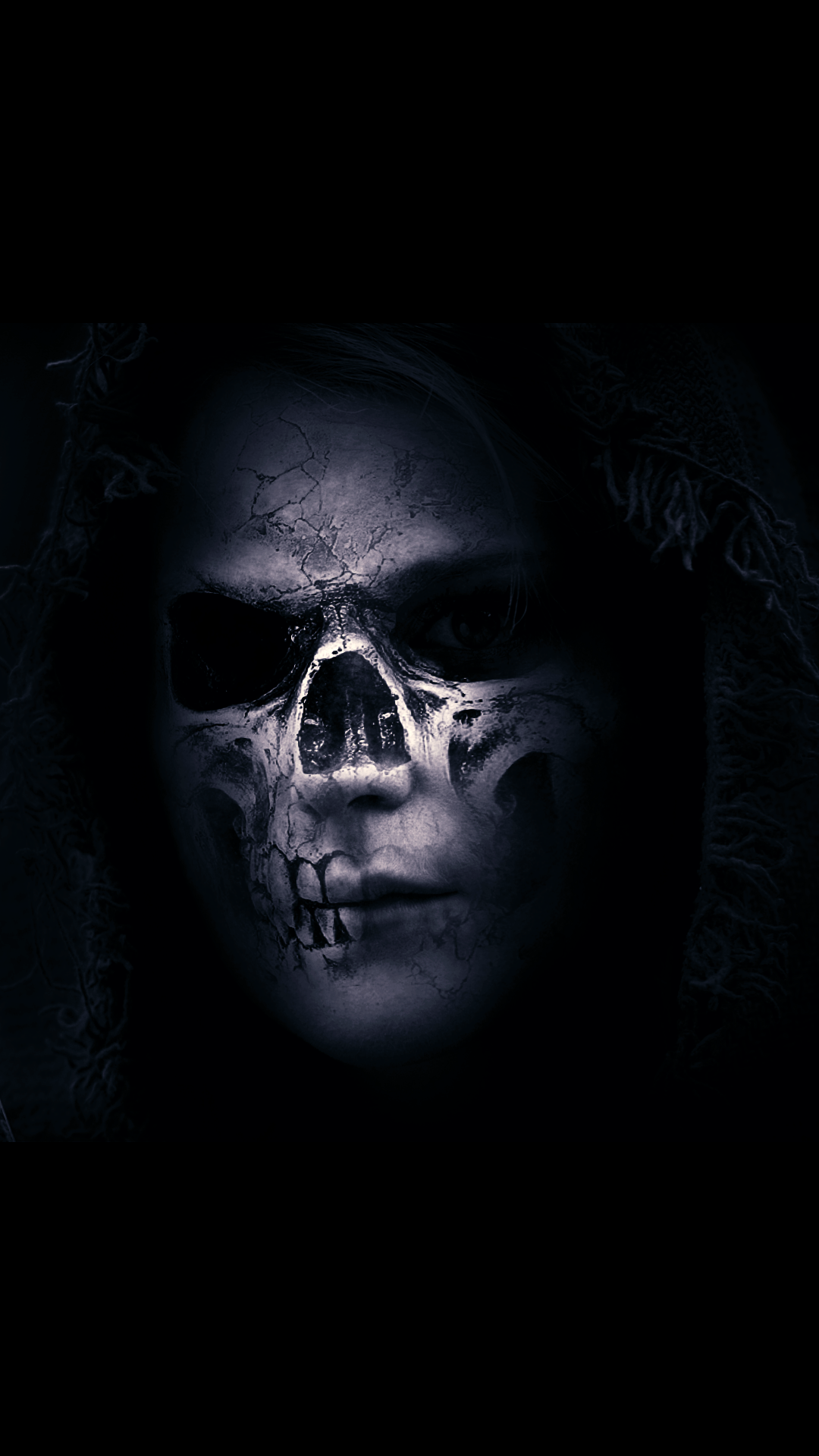 Gothic horror dark scene with skull, bones and skeleton. Artistic abstract  gothic. The concept of dark gothic. Perfect for phone wallpaper or for  posters. Stock Illustration | Adobe Stock