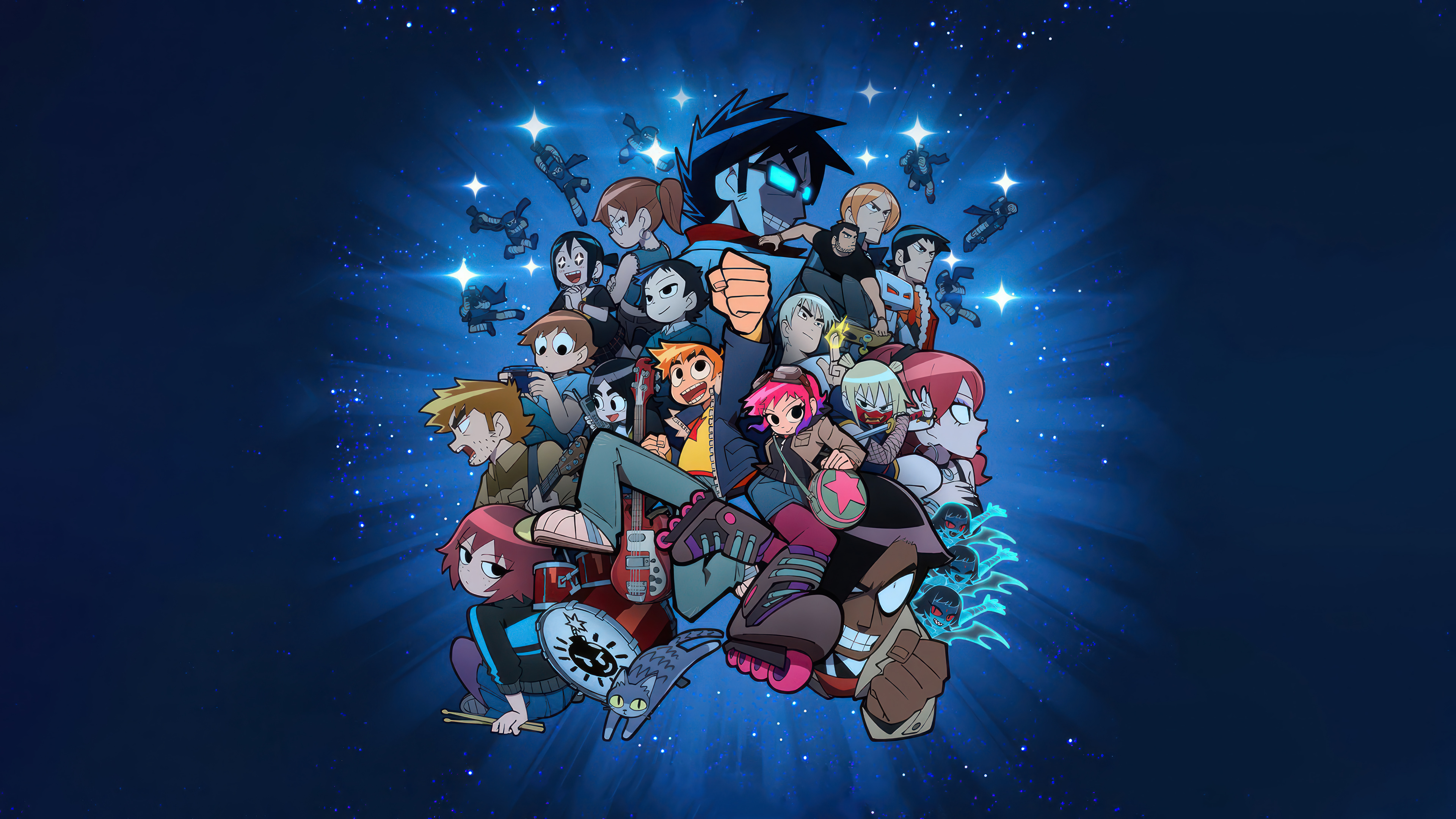 3840x2160 Scott Pilgrim Takes Off HD 4K Wallpaper