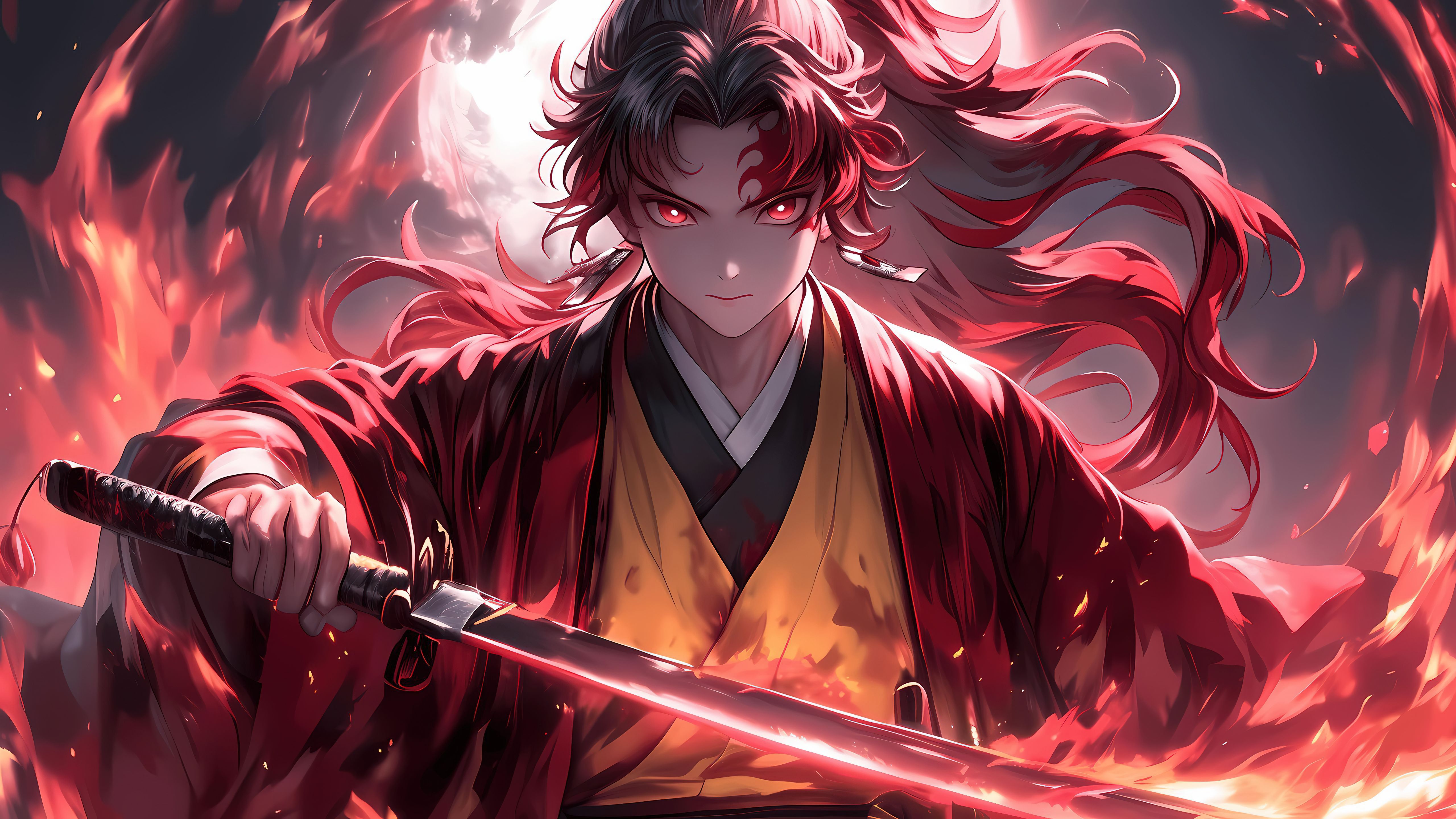 5120x2880 Kimetsu no Yaiba Wallpaper 4K