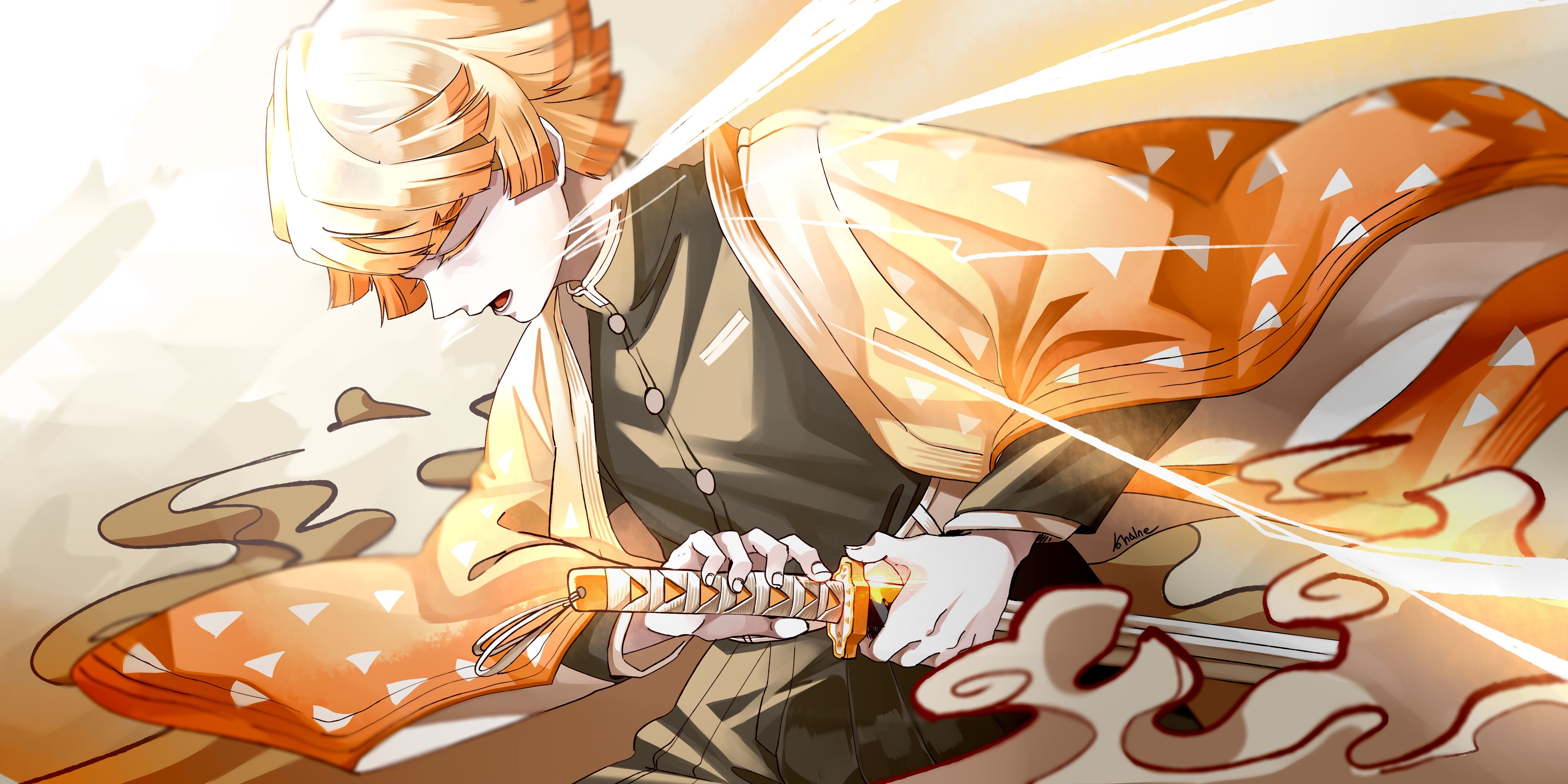 5905x2952 HD wallpaper: Anime, Demon Slayer