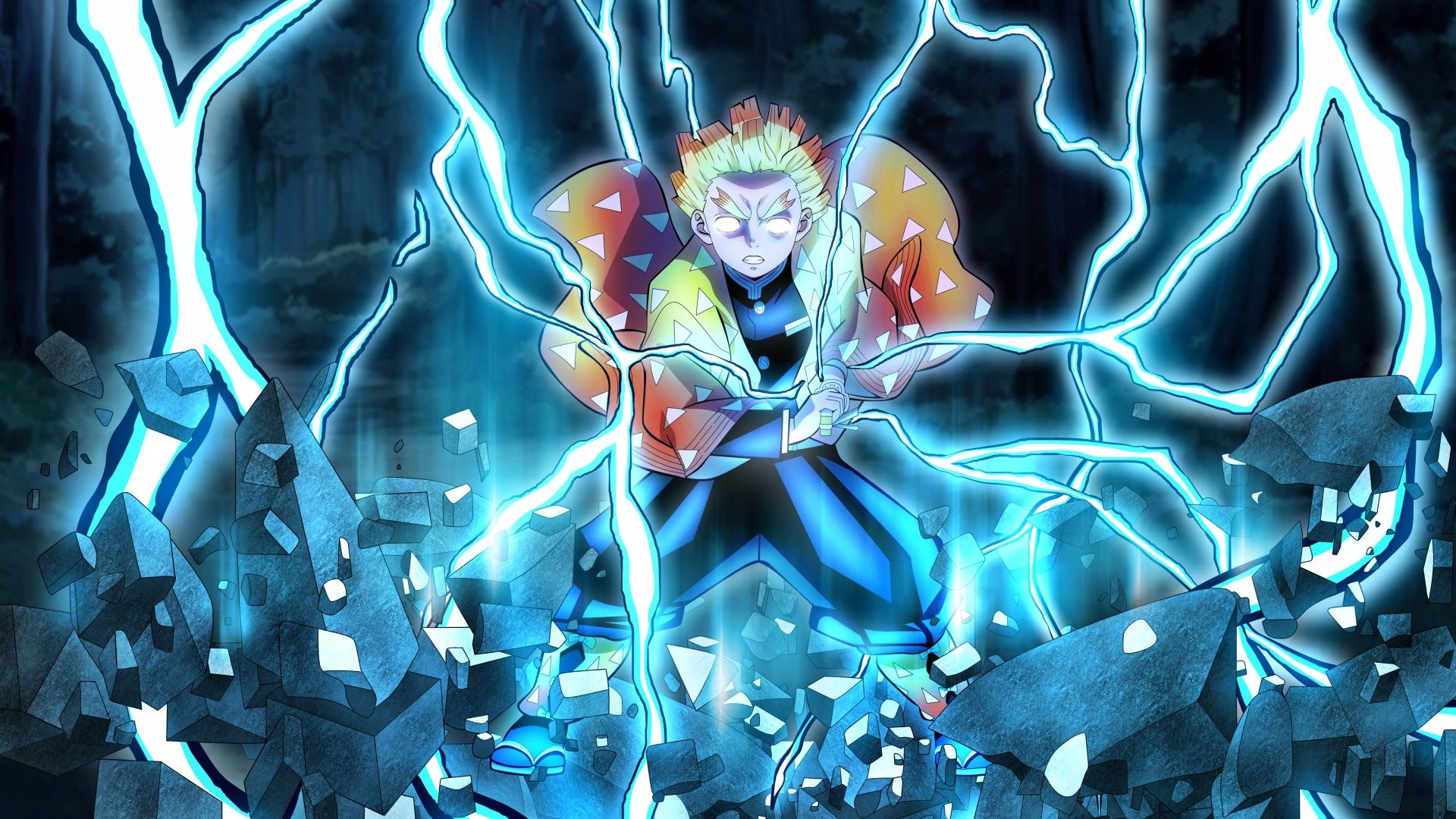 1920x1080 Zenitsu Agatsuma 4K 5K HD Demon Slayer