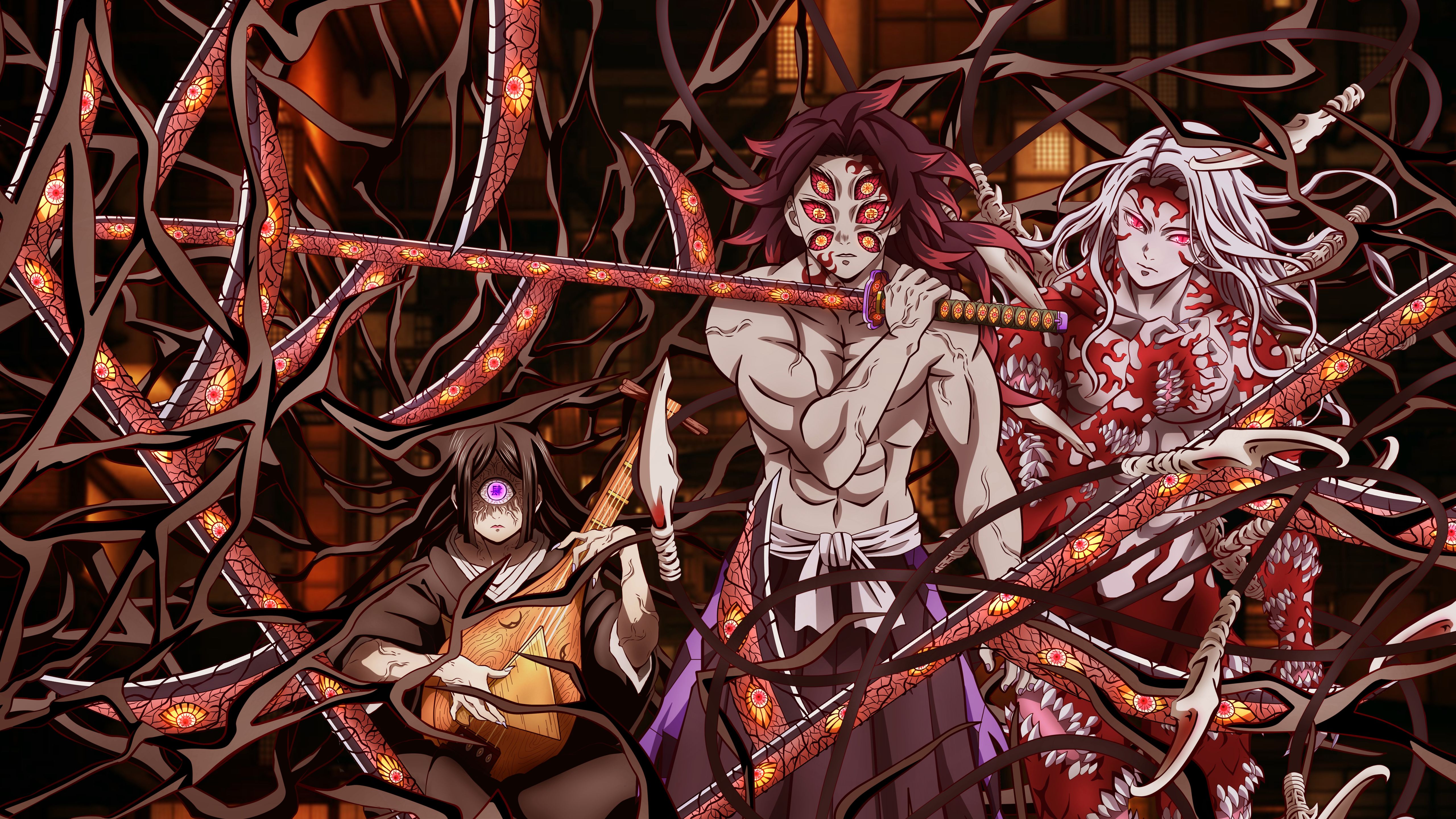 5120x2880 Kokushibo Nakime Nakime 4K 5K HD Demon