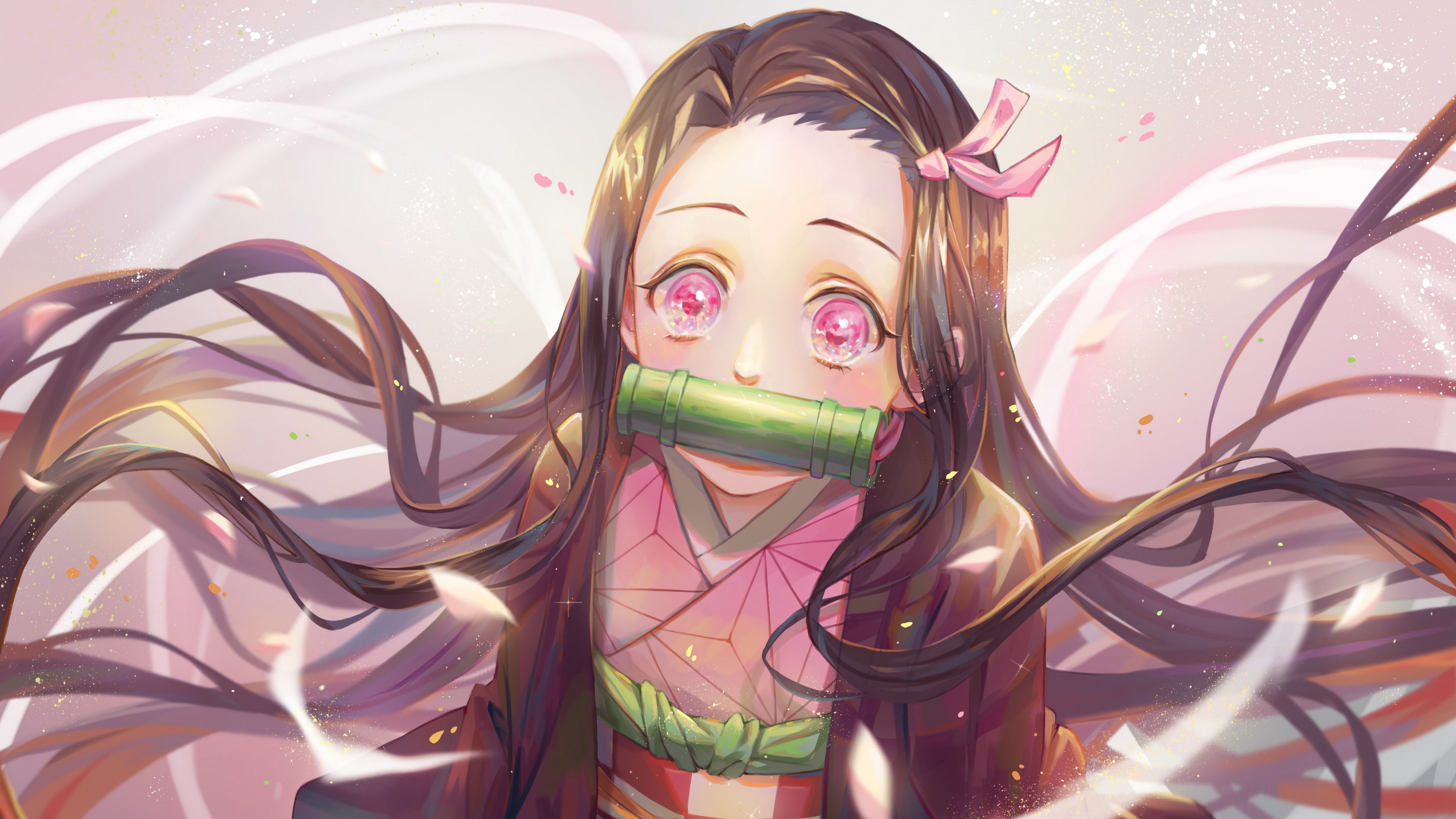 5120x2880 Nezuko Kamado Kimetsu no Yaiba 4K