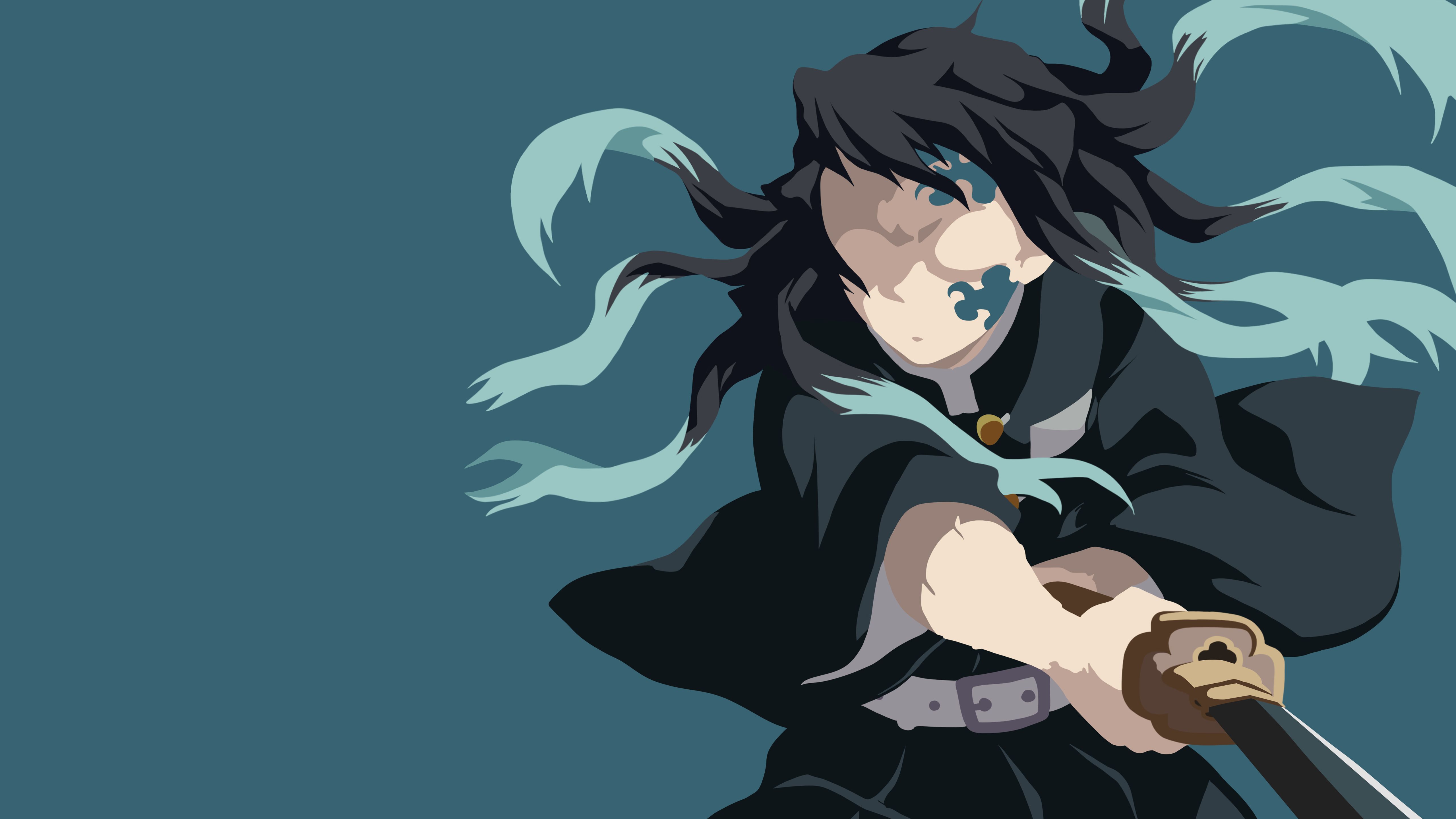 5120x2880 Demon Slayer Kimetsu no Yaiba Katana