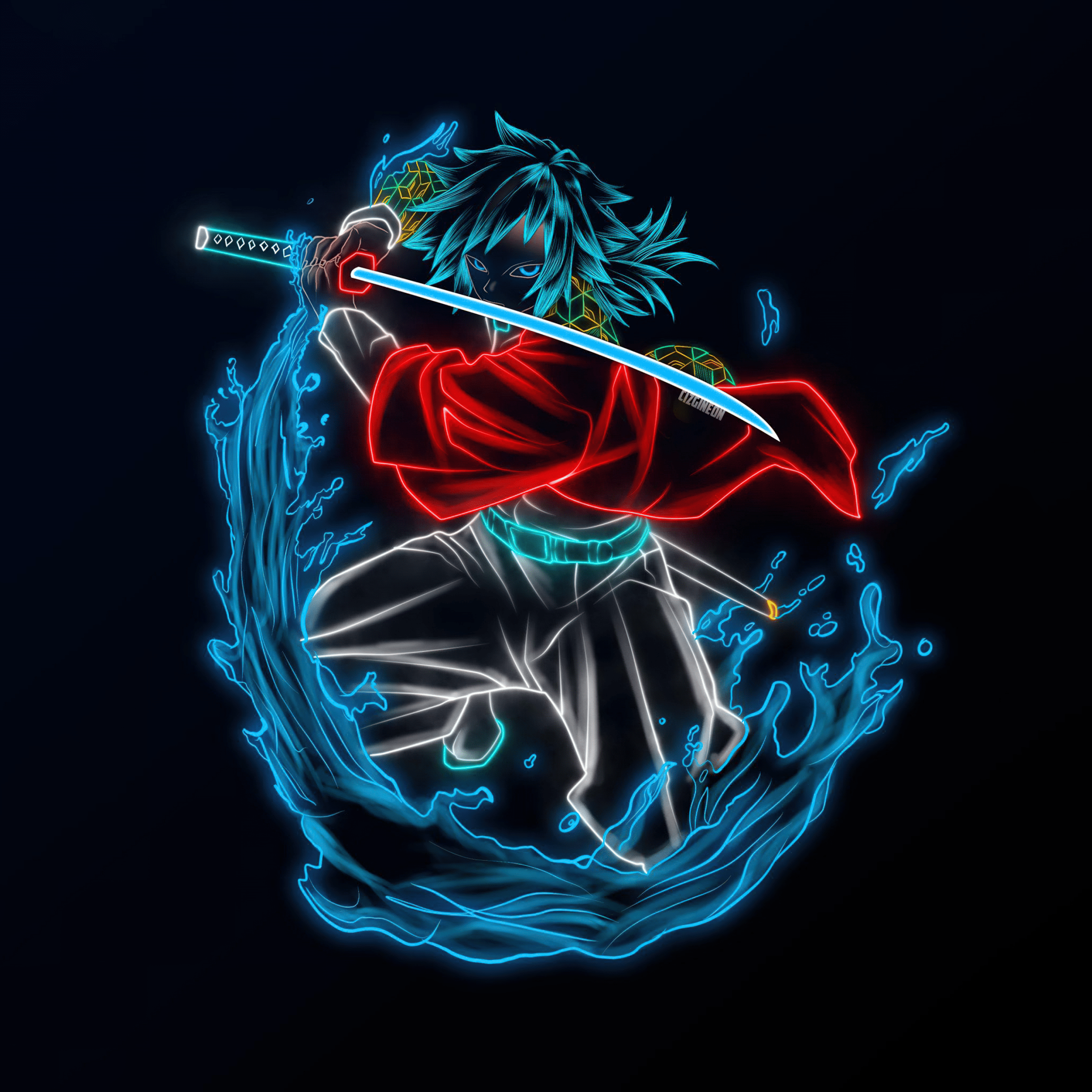 2560x2560 Giyu Tomioka Wallpaper 4K, 5K