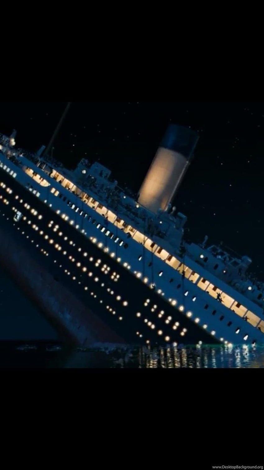 850x1511 Titanic Sinking HD phone wallpaper