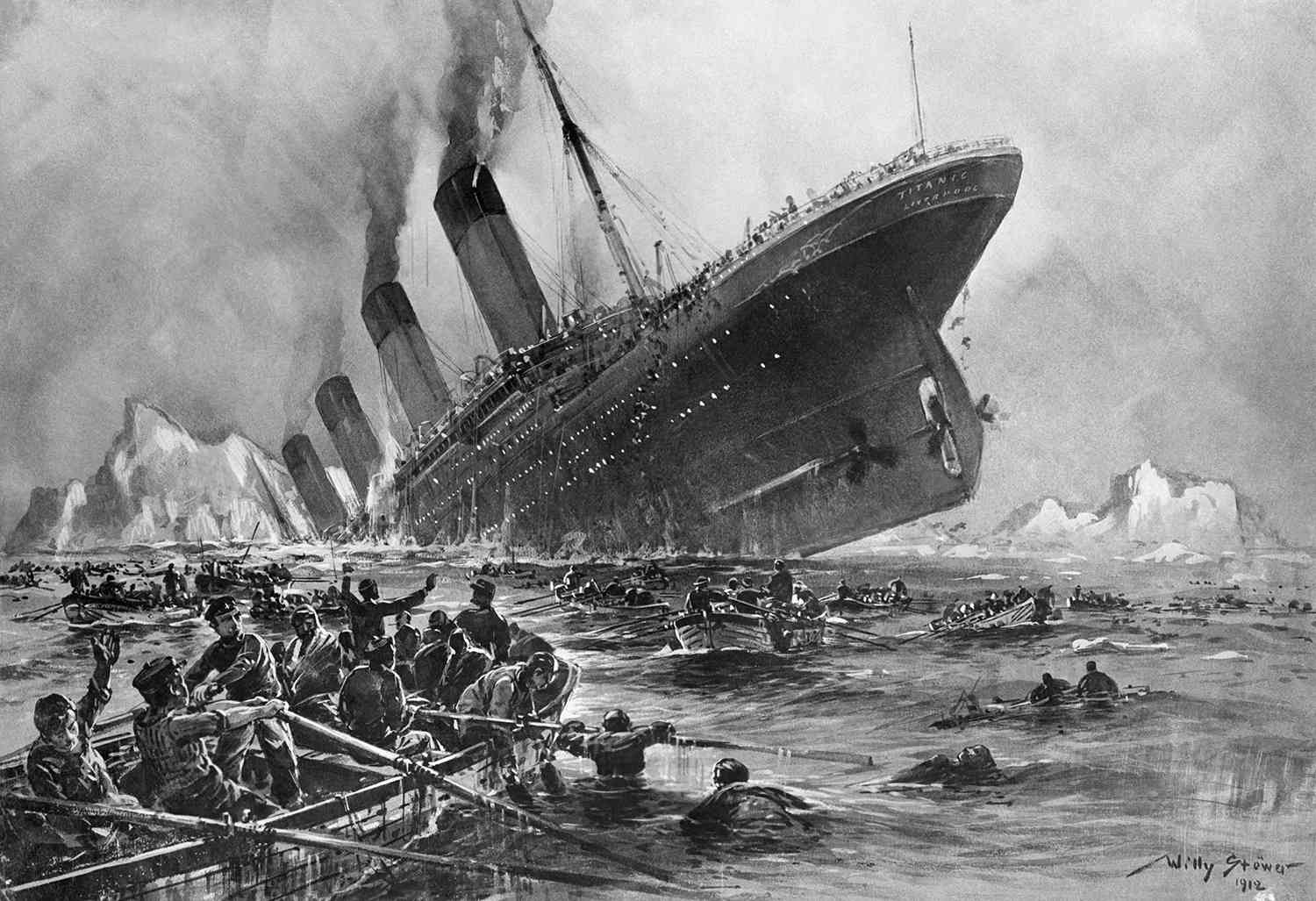 1500x1027 The Sinking of the RMS Titanic (1912)