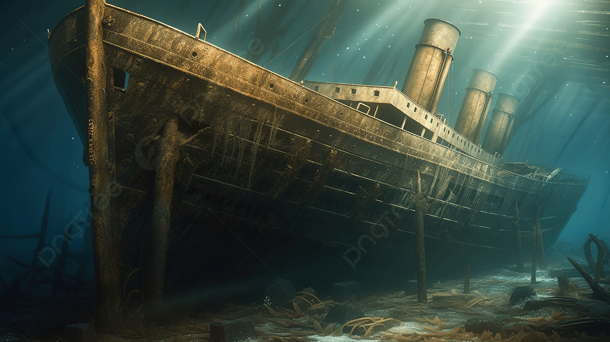1200x673 Titanic Wallpaper Underwater Background