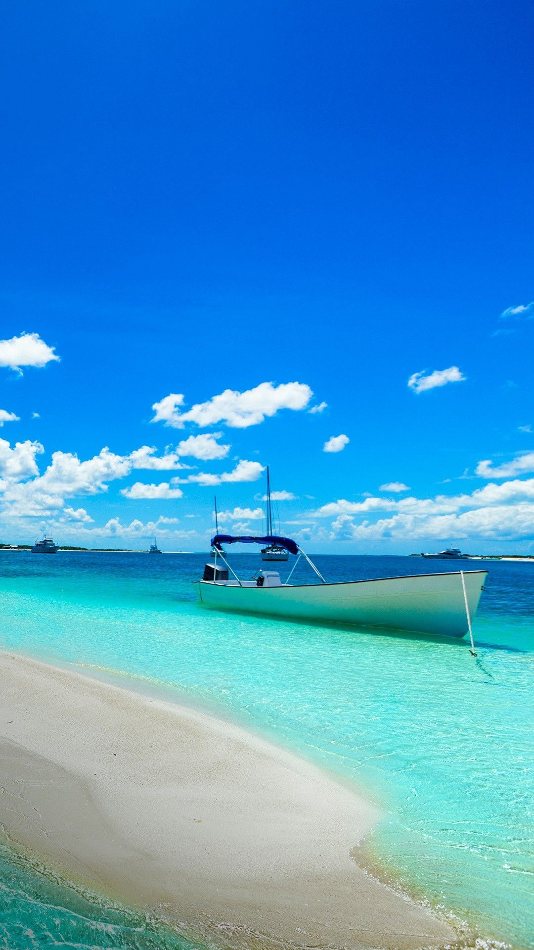 1080x1920 Tropical white sand cay beach in Los