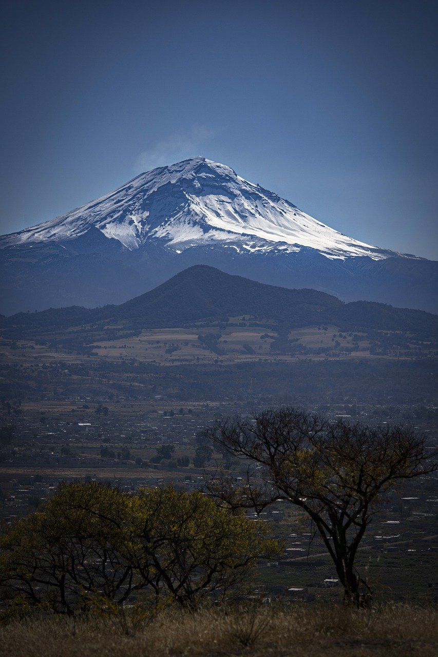 853x1280 Popocatepetl Volcano Mountain