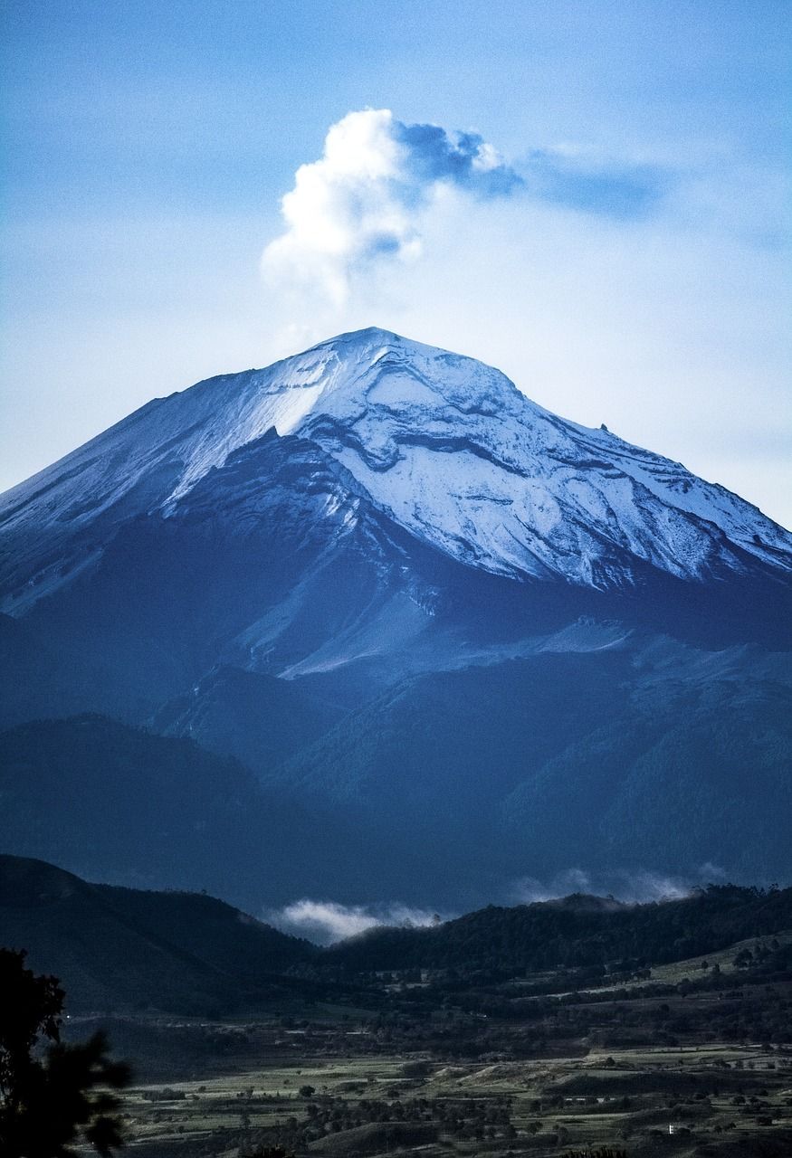 875x1280 Volcano Mountains Popocatepetl