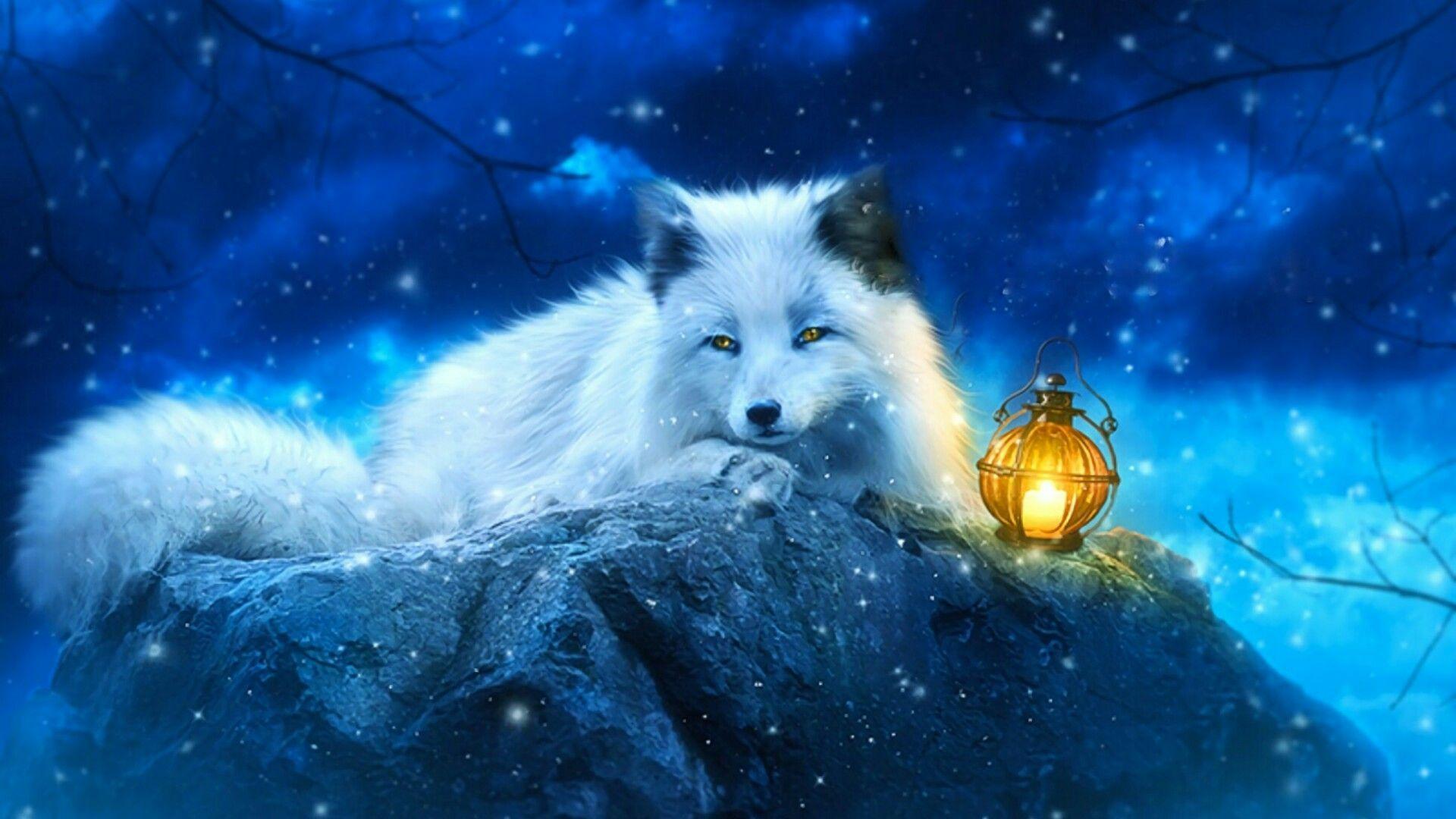 White Fox Wallpapers - Top Free White Fox Backgrounds - WallpaperAccess