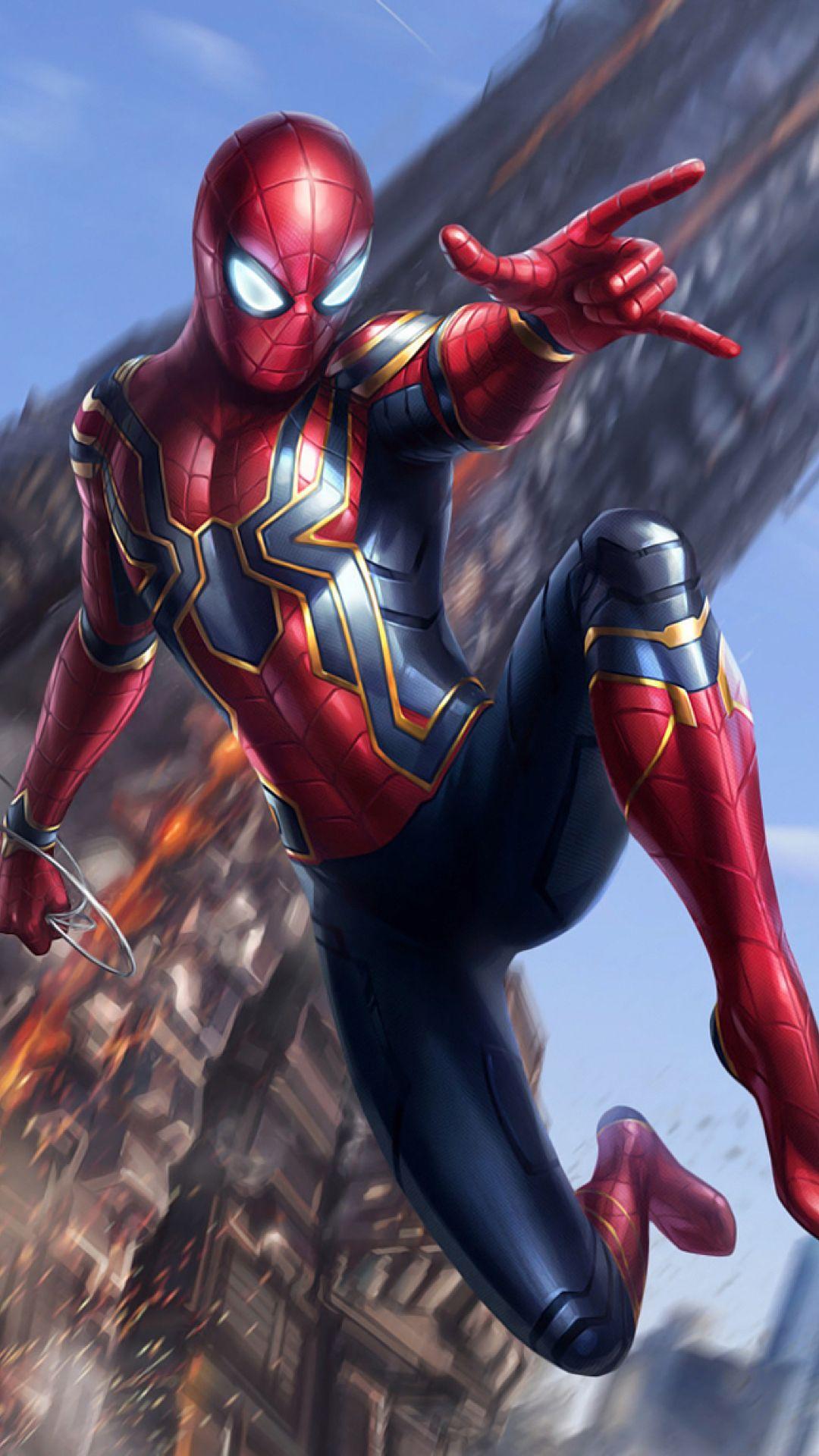 1080x1920 Iron Spider Avengers Infinity War IPhone 7, 6s, 6