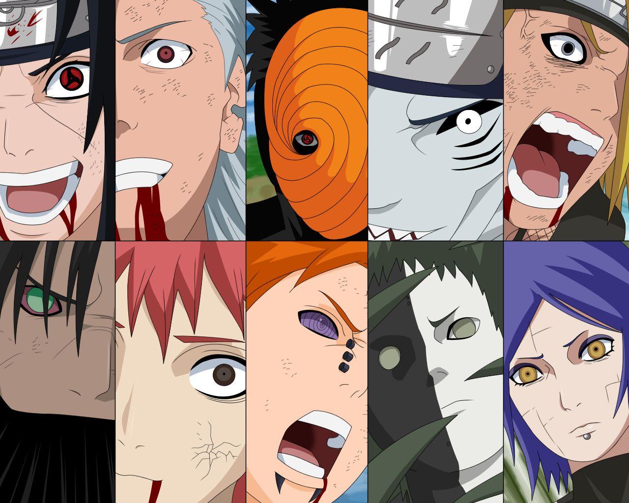 1280x1024 Akatsuki Kakuzu Naruto Shippuden Wallpaper Desktop