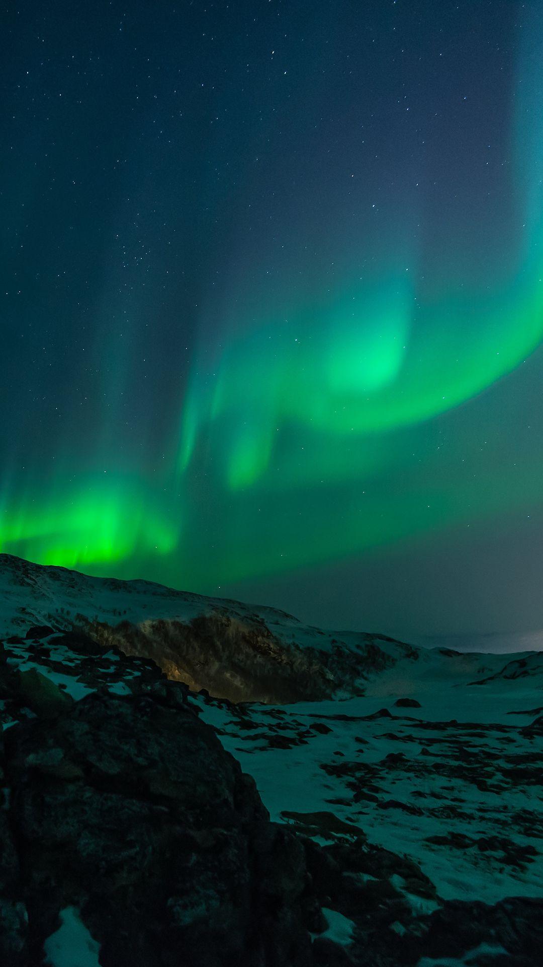 1080x1920 Free HD Northern Lights Sky Phone Wallpaper.1088