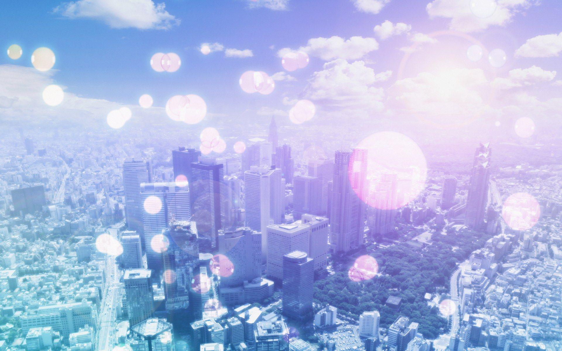 1920x1200 Photo manipulation of 02 Sky City 053 City in Future