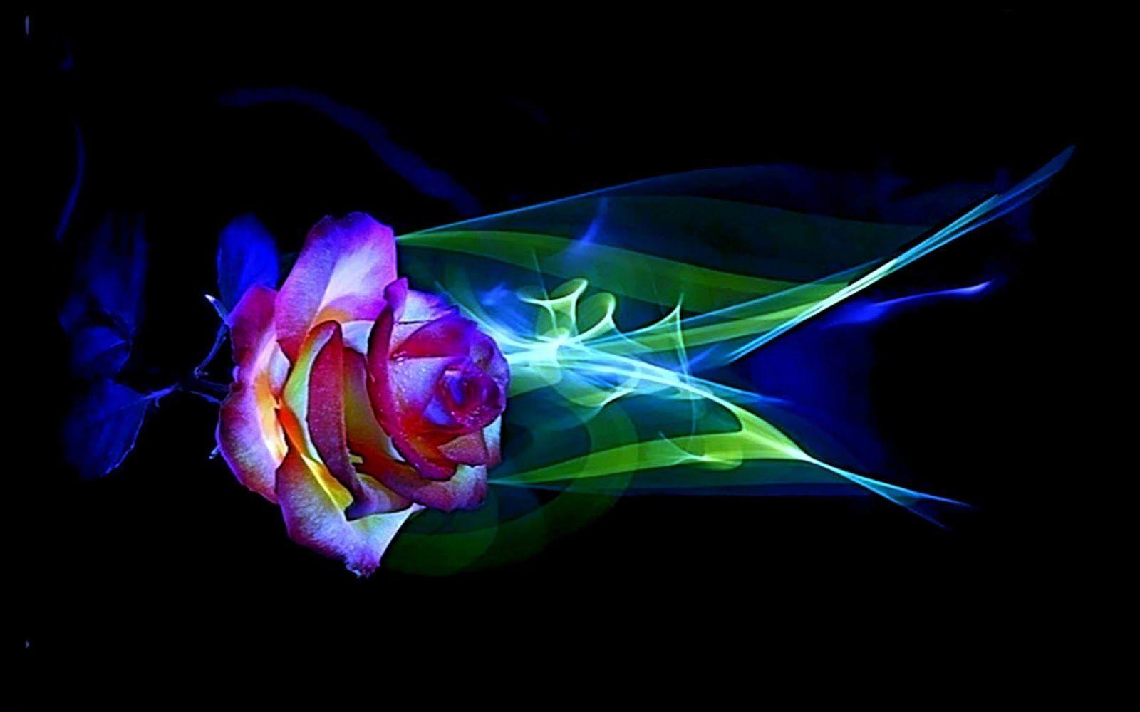 Neon Rose by Leslie Revels