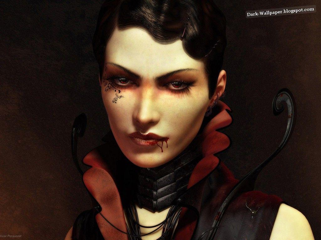 1024x768 Gothic Girl Art. Dark Wallpaper. Gothic Girls Wallpaper