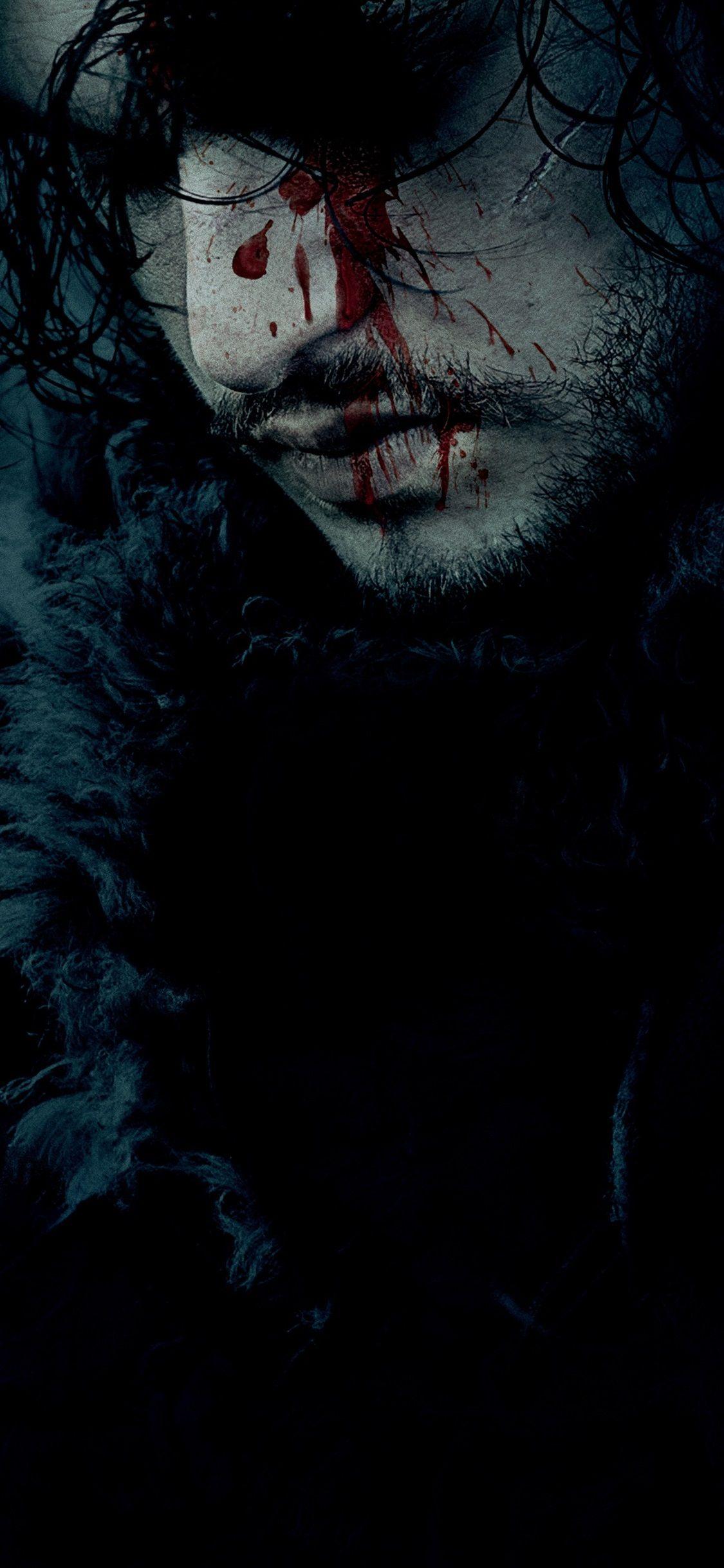 1125x2436 Game Of Thrones, Face, Blood 1125x2436 IPhone 11 Pro XS X Wallpaper, Background, Picture, Image