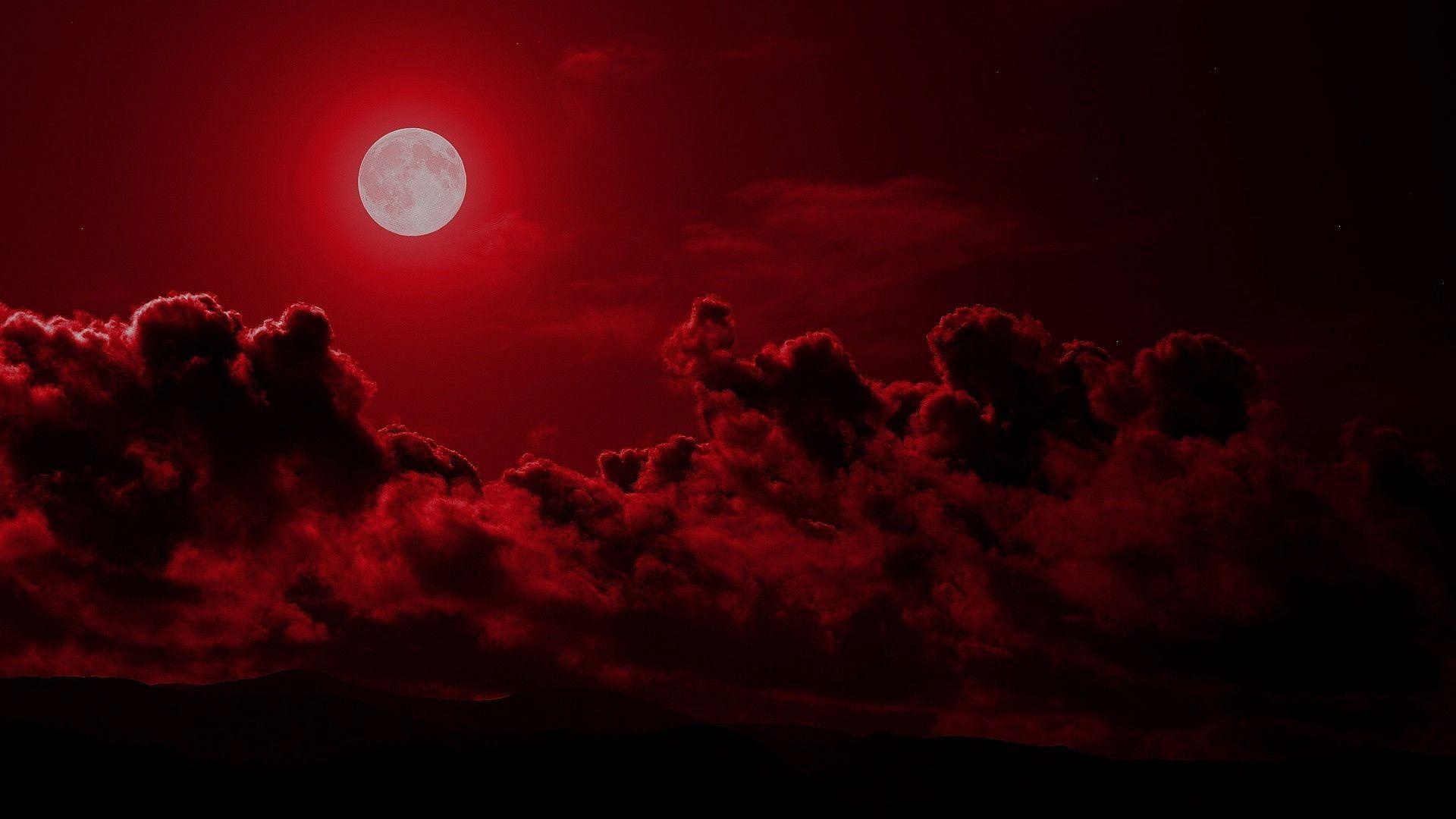 1920x1080 Blood Moon Wallpaper