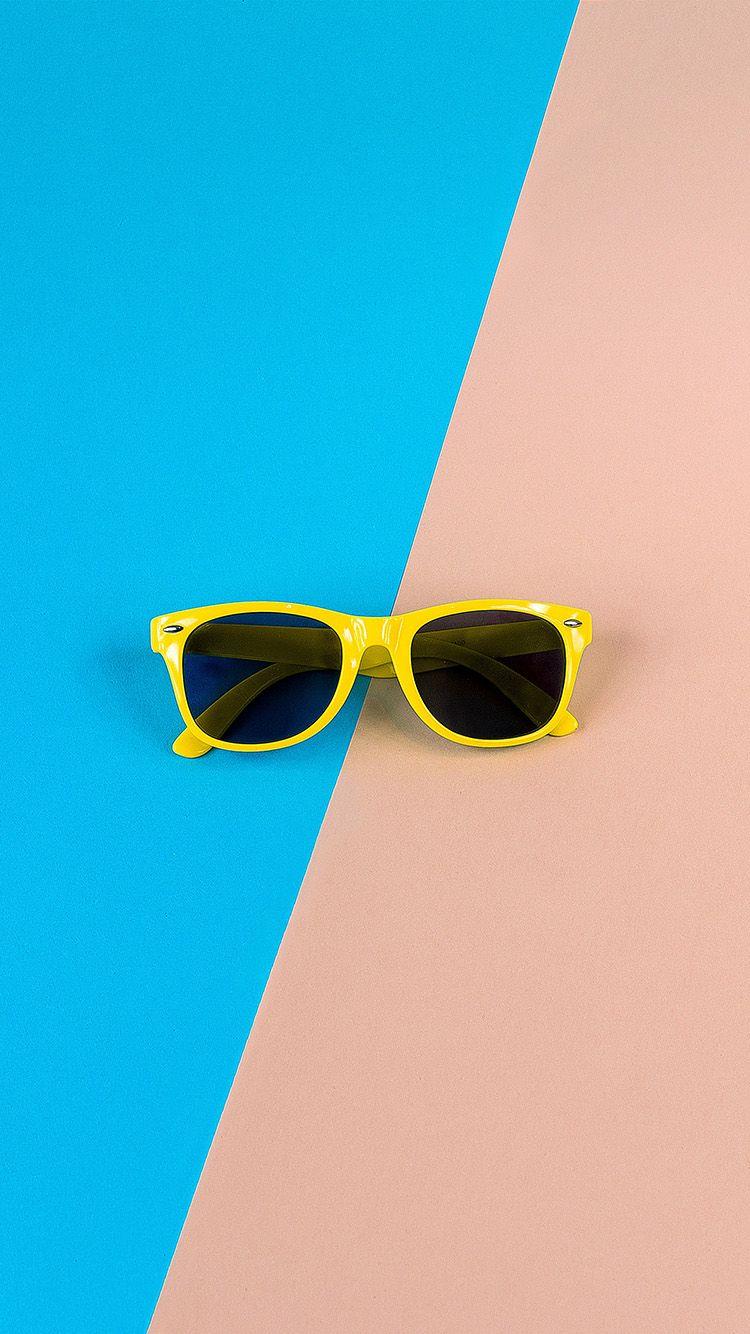 750x1334 FreeiOS8.com. iPhone wallpaper. minimal glasses pink