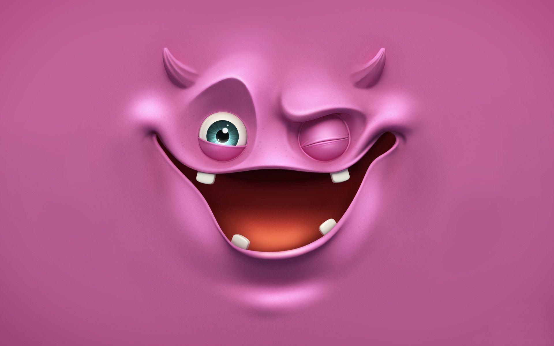 1920x1200 Free Funny Face Wallpaper