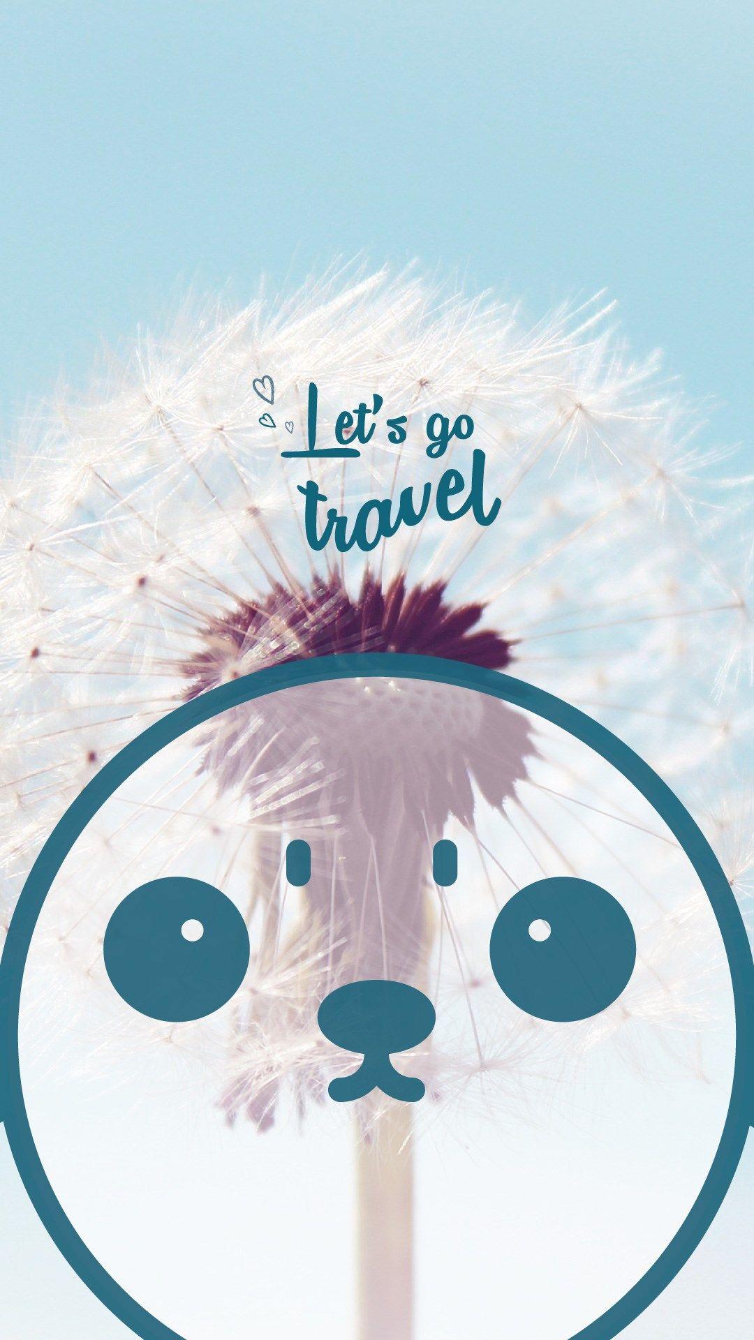 1080x1920 Lierature Travel Art Cute Lovely Cartoon Face Dandelion