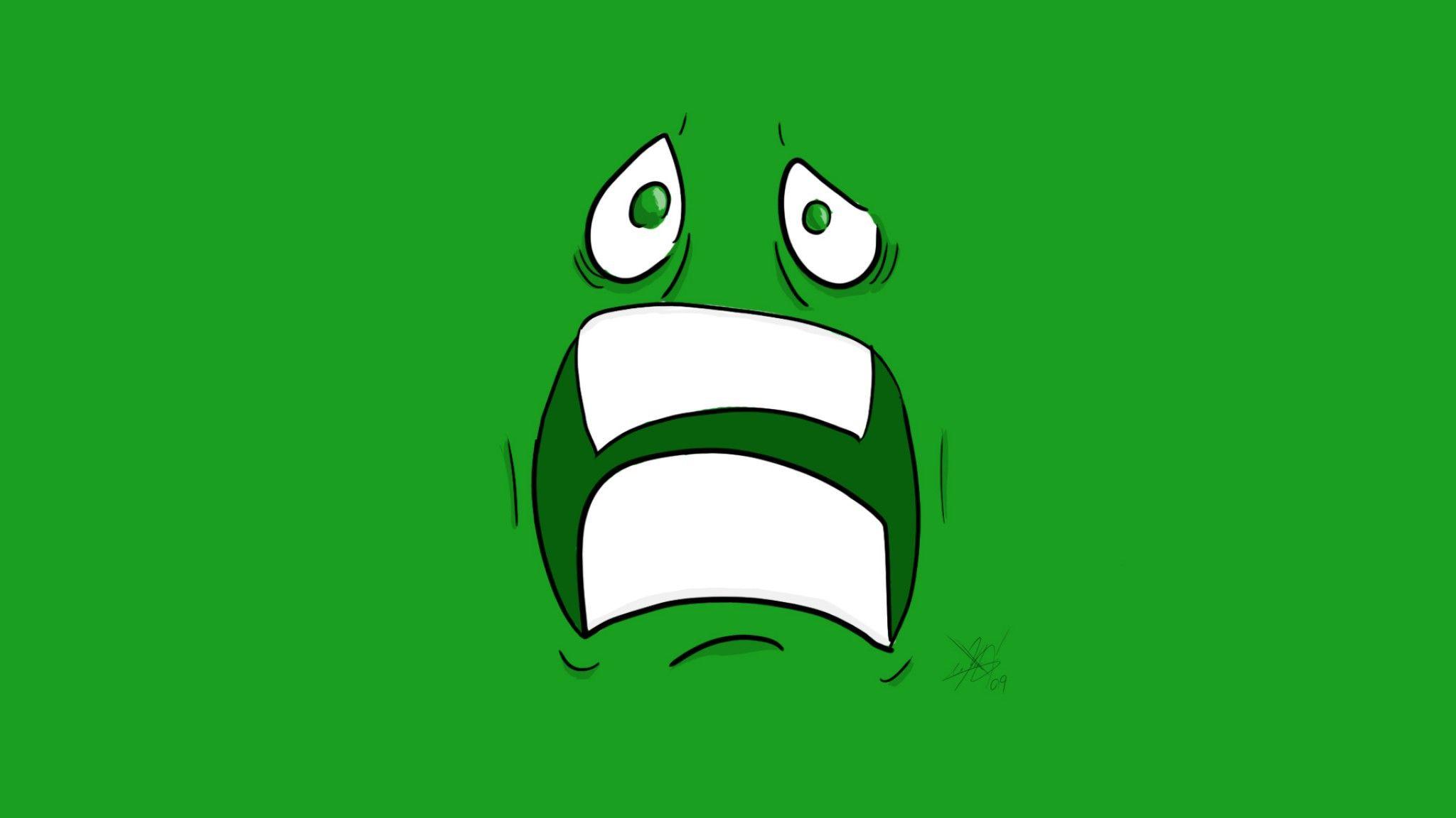 2048x1152 Cartoon Face Wallpaper