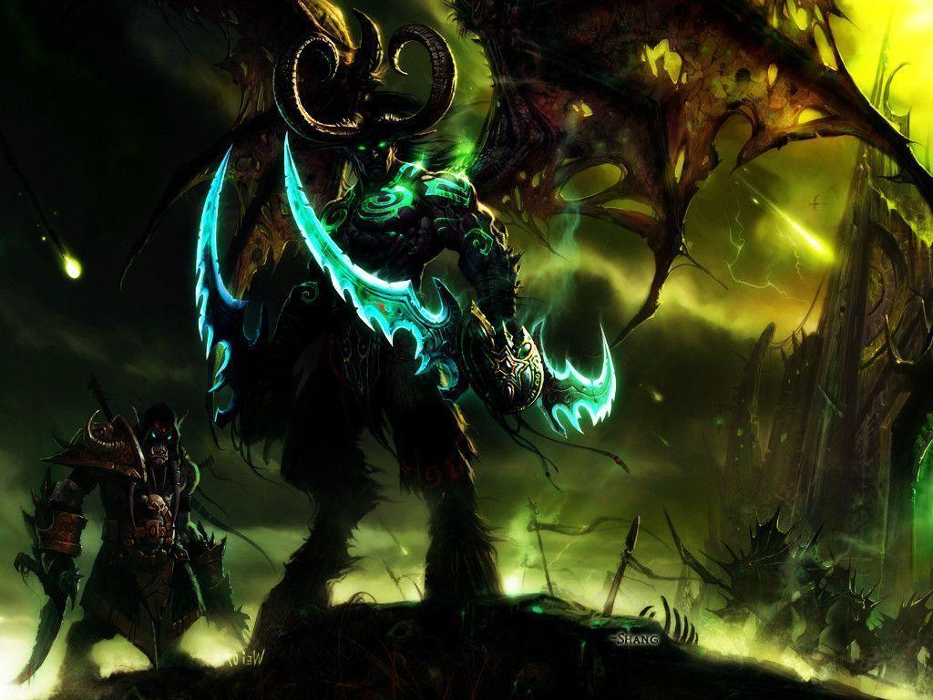 1024x768 Illidan Stormrage Wallpaper