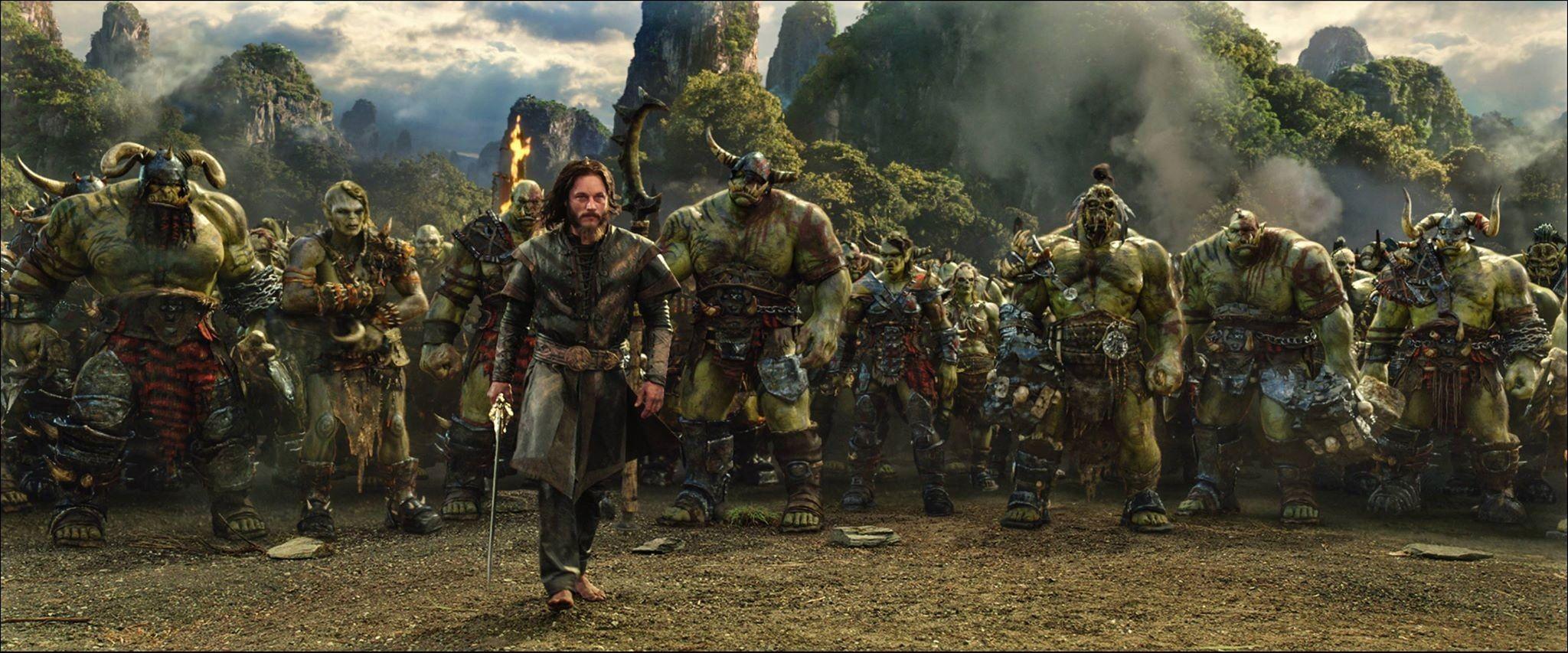 2048x853 World Warcraft movie scene HD wallpaper