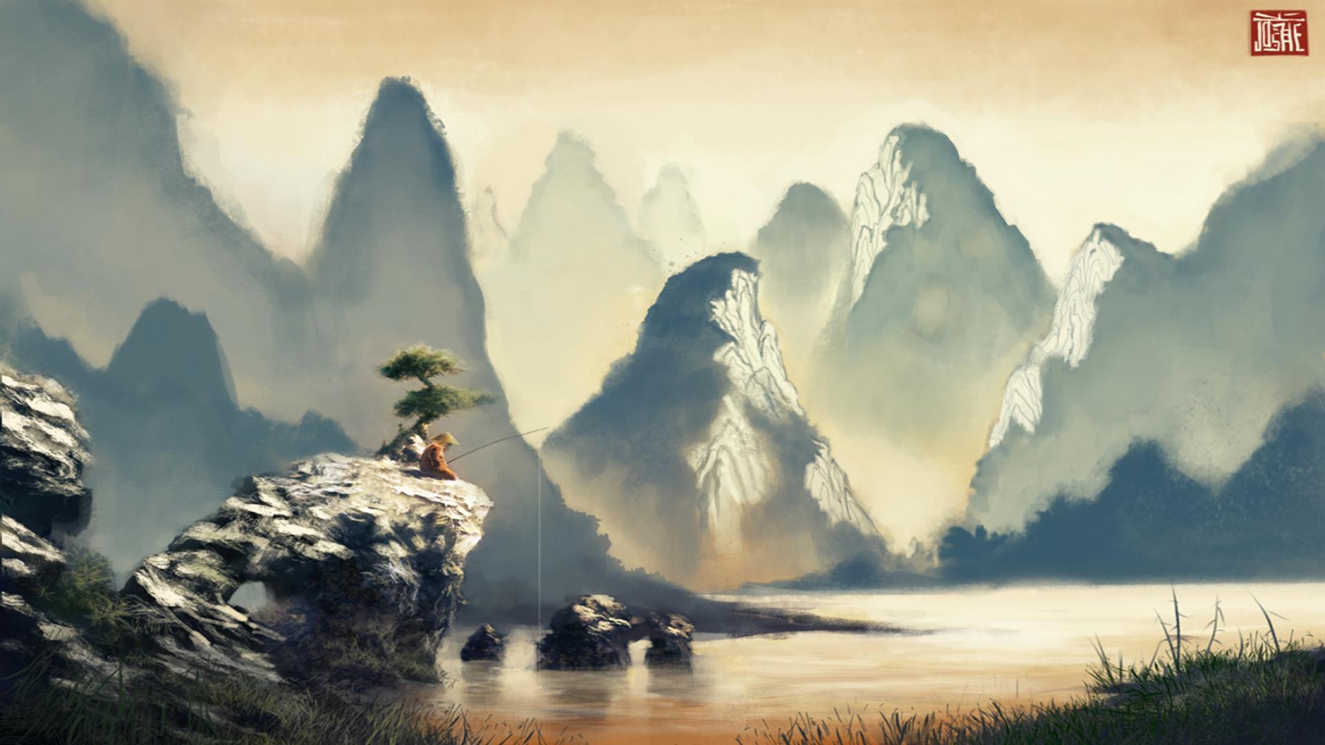 1920x1080 Ultra HD Oriental Wallpaper BQA84F