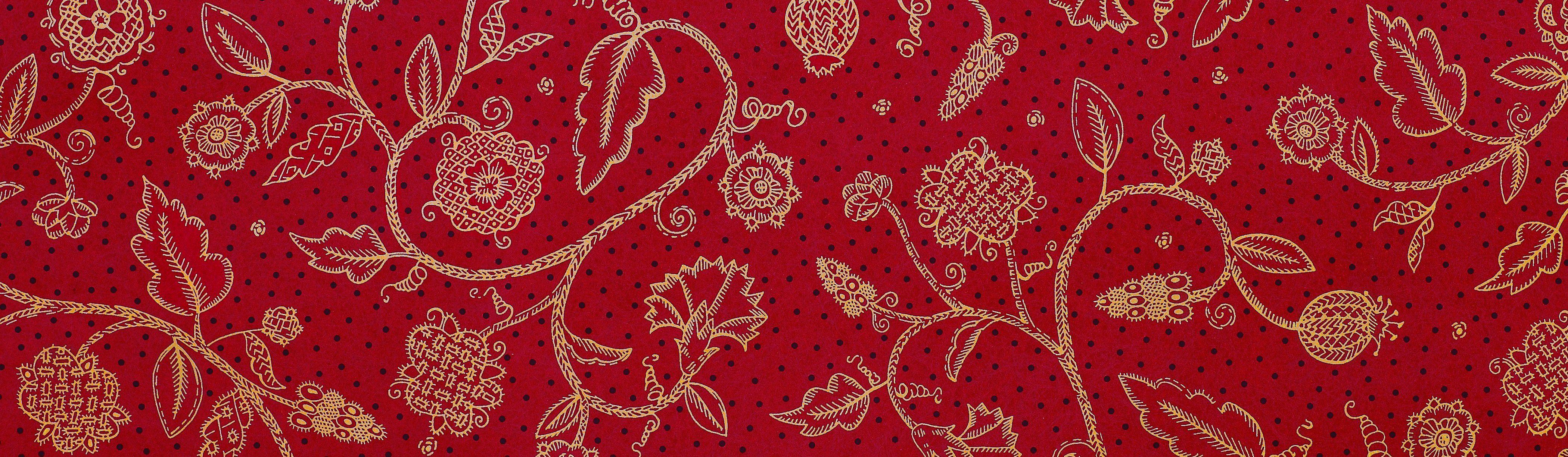 4200x1226 Blackwork Spot Wallpaper / Gold .geraldinerae.co.uk · In stock