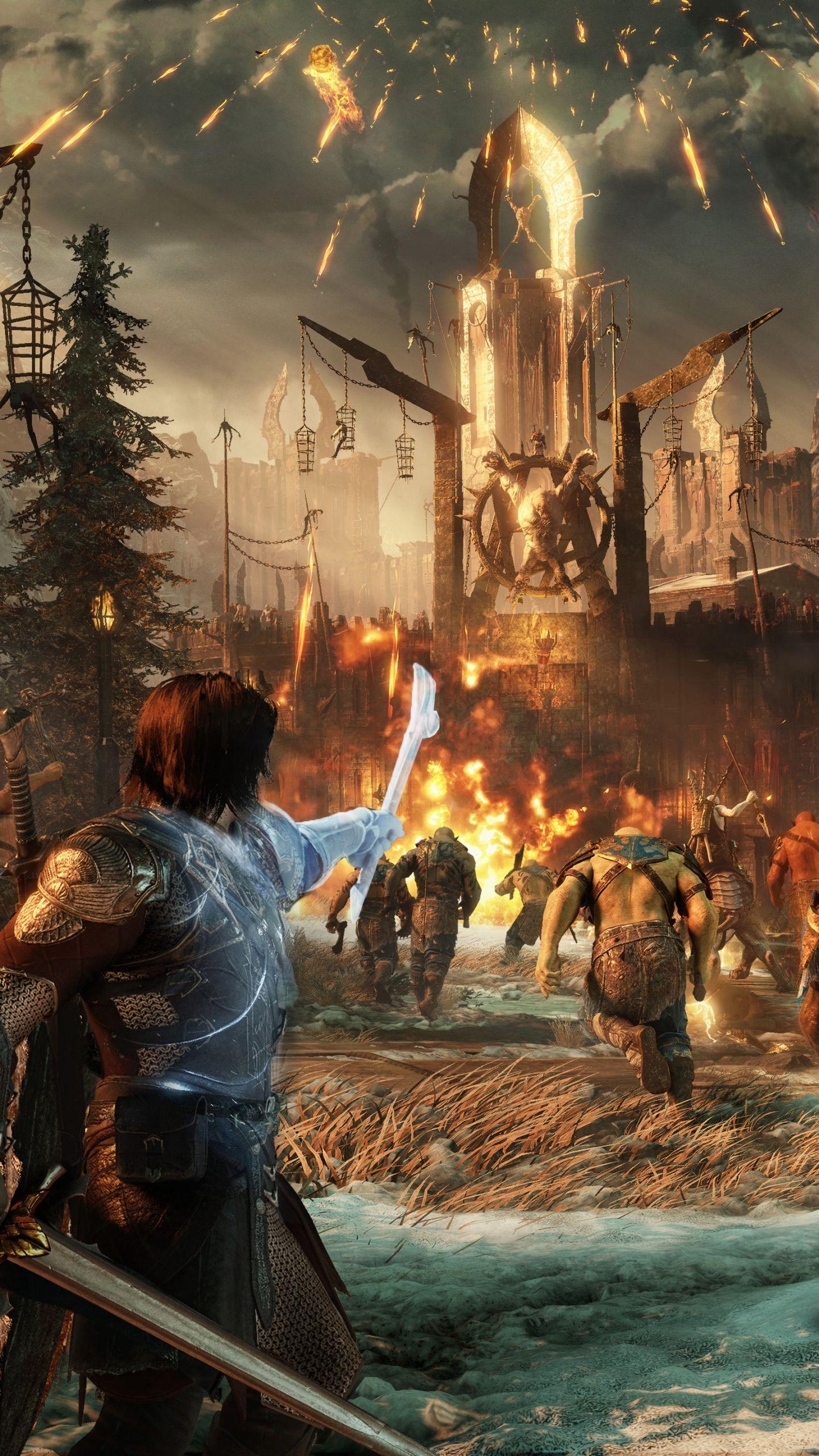 1440x2560 Video Game Middle Earth: Shadow Of War (1440x2560) Wallpaper