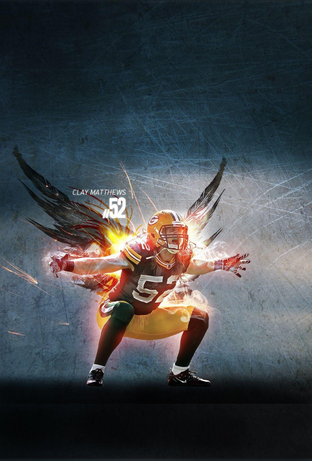 1040x1536 Clay Matthews: iPhone 5 wallpaper