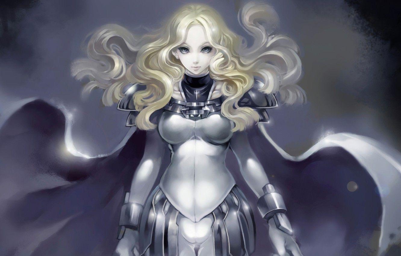 1332x850 Wallpaper girl, armor, blonde, Claymore, Teresa image
