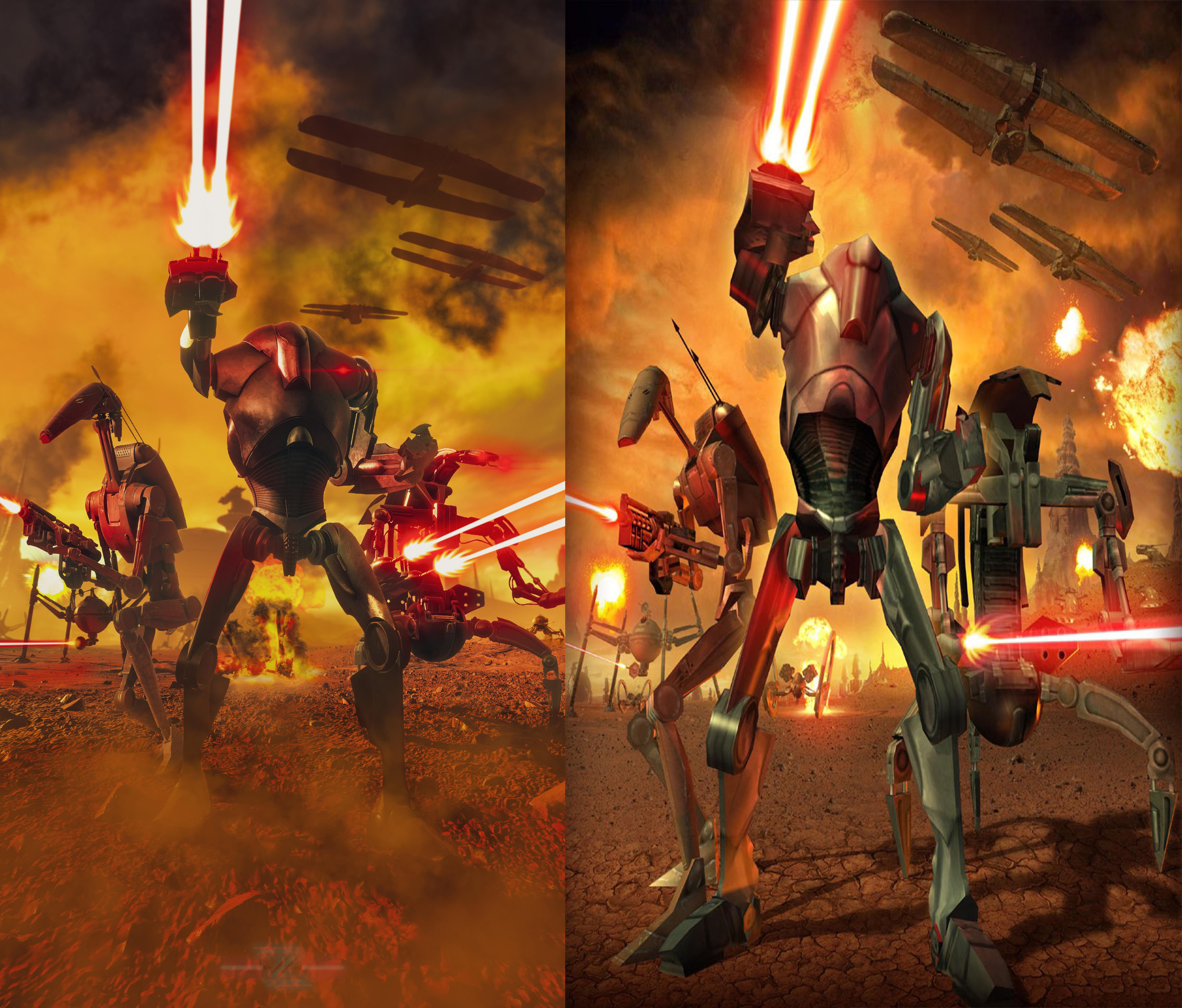 6000x5120 I made a remake of a wallpaper of the original Star Wars