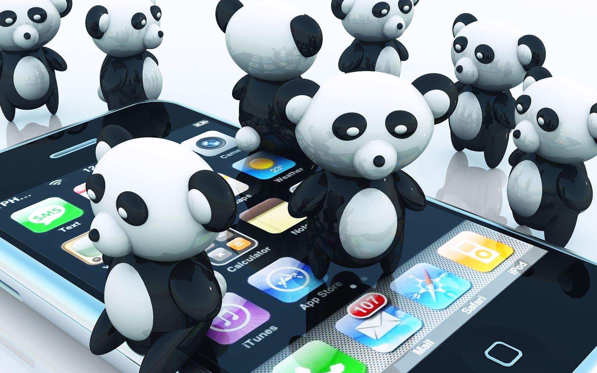 1920x1200 Cartoon Panda Wallpaper 1920x1200