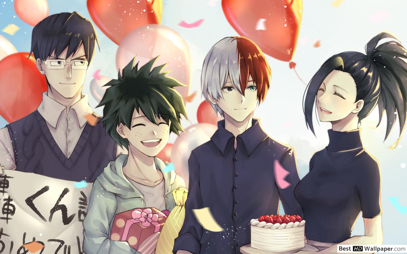 1680x1050 My Hero Academia Lida, Izuku Midoriya, Shoto Todoroki