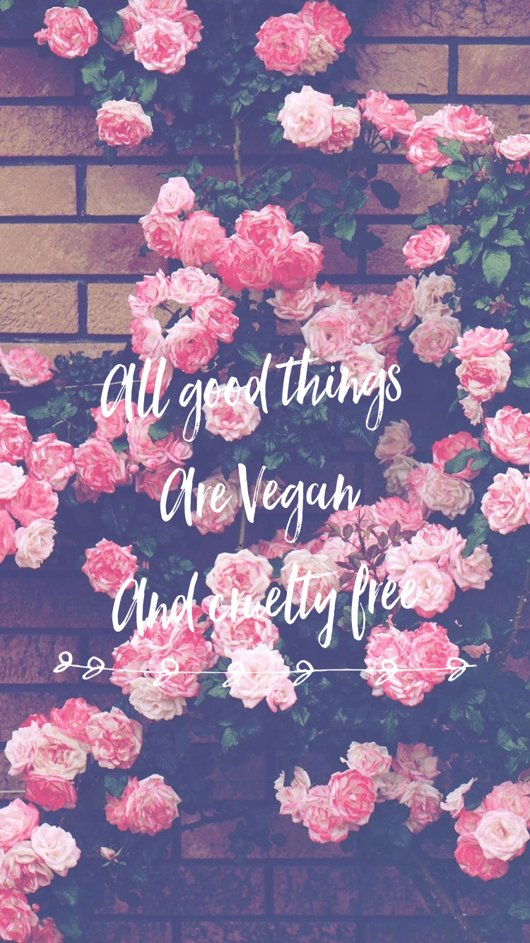 750x1333 Vegan inspo ❤️. Flower wallpaper, Flower iphone wallpaper, Pretty wallpaper