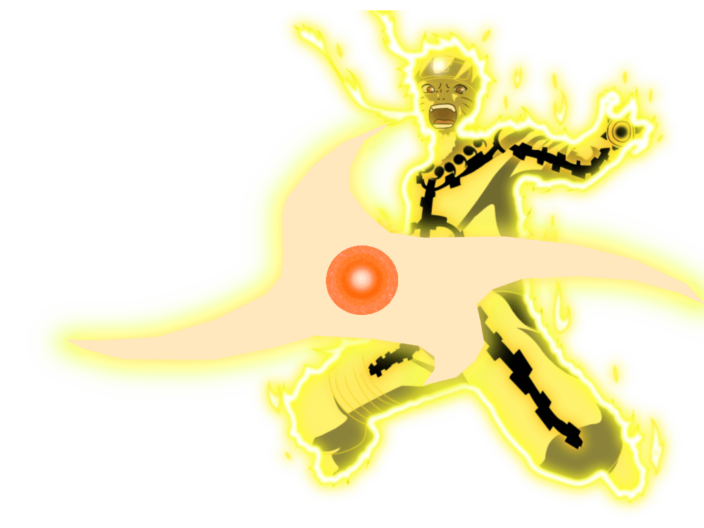 1024x768 Naruto Rasen Shuriken Wallpaper