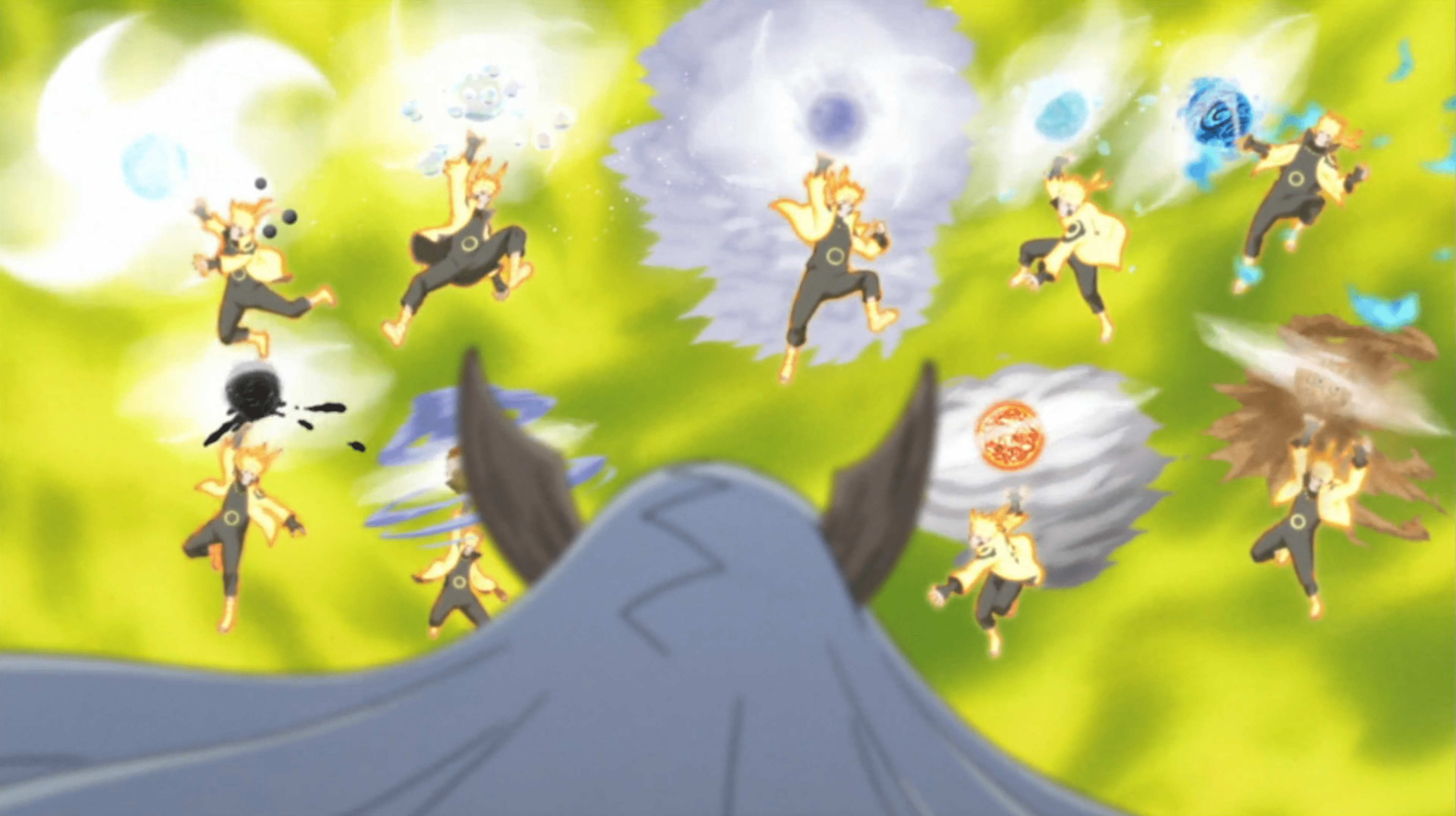 3836x2150 Sage Art: Super Tailed Beast Rasenshuriken