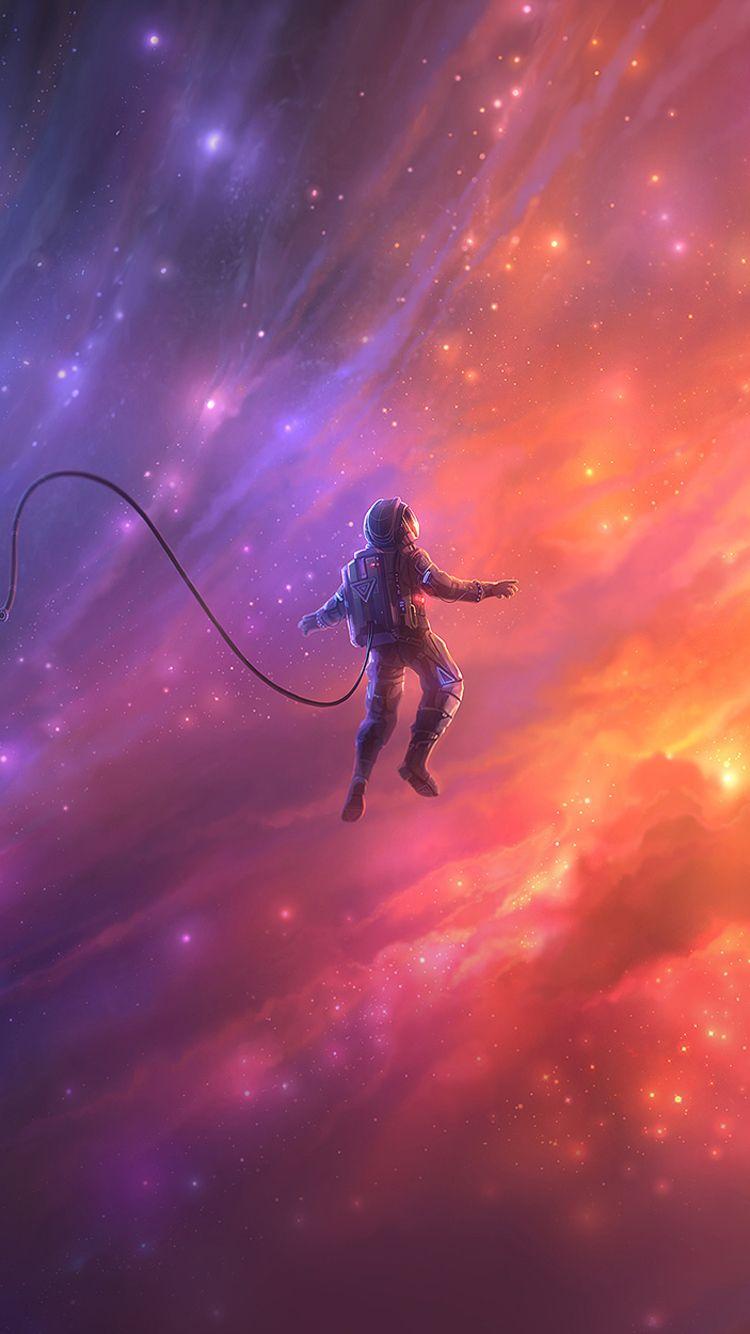750x1334 Astronaut Lost In Space iPhone iPhone 6S, iPhone