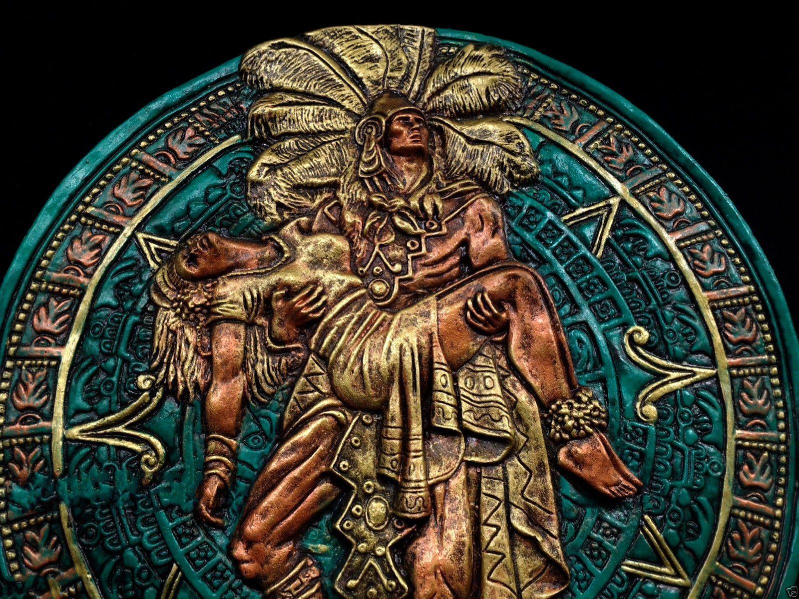 1600x1200 Aztec Warrior Background for Desktop