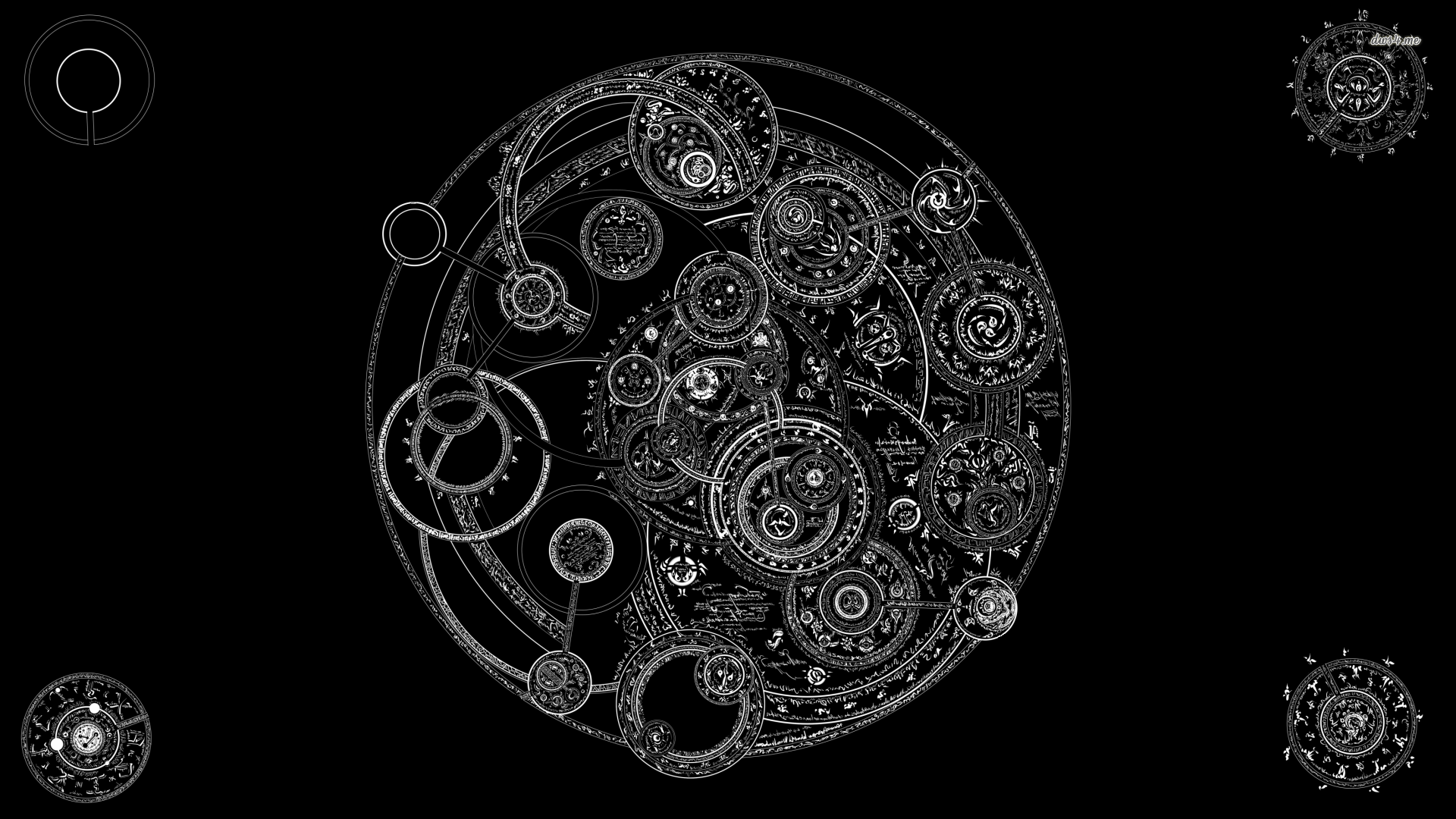 1920x1080 Aztec white gears wallpaper wallpaper