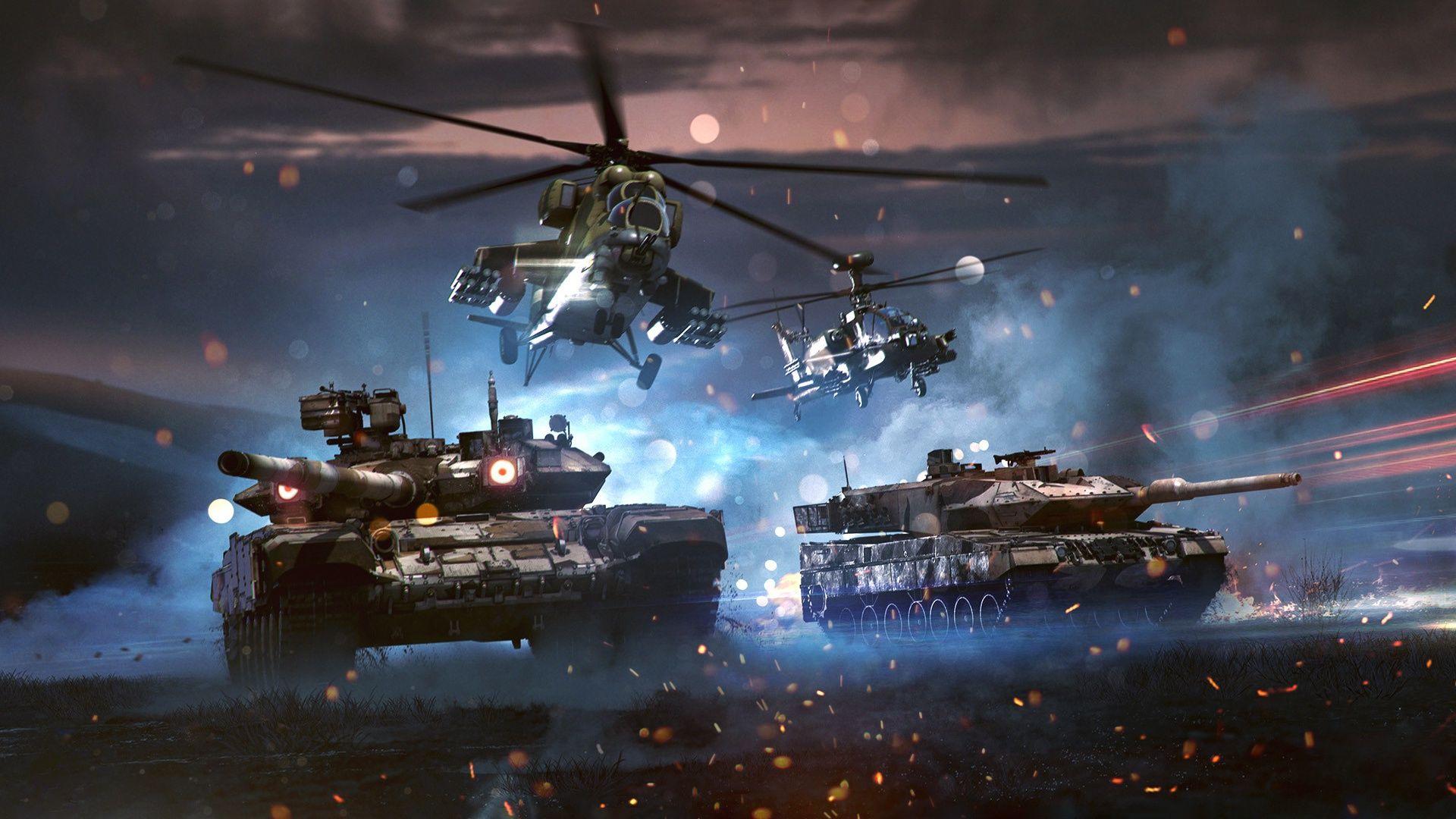 1920x1080 Wallpaper Of Boeing AH 64 Apache, Helicopter, Leopard 2