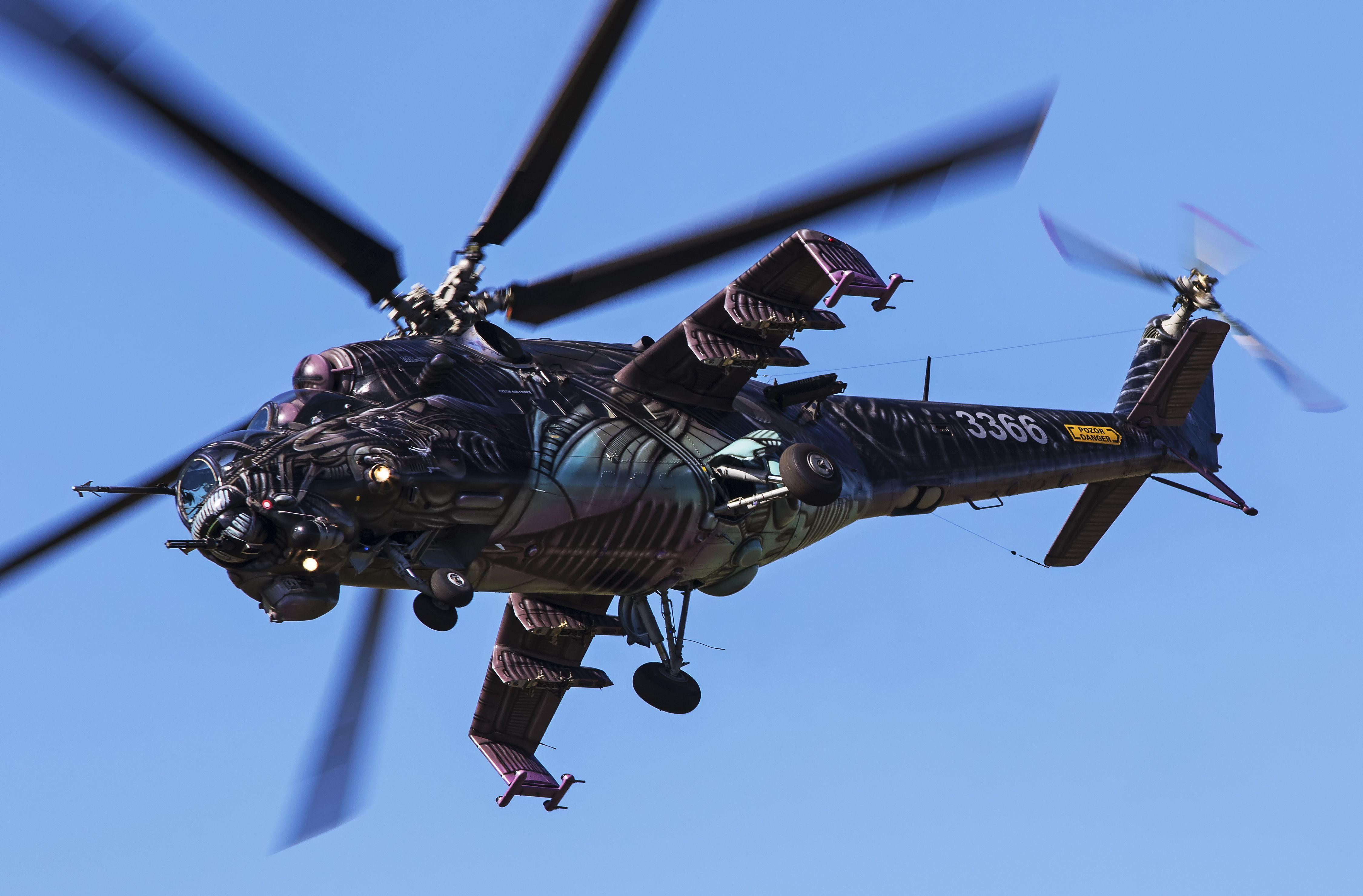 Máy bay trực thăng tấn công hình nền 4500x2960, Mil Mi 24, Máy bay trực thăng Gunship