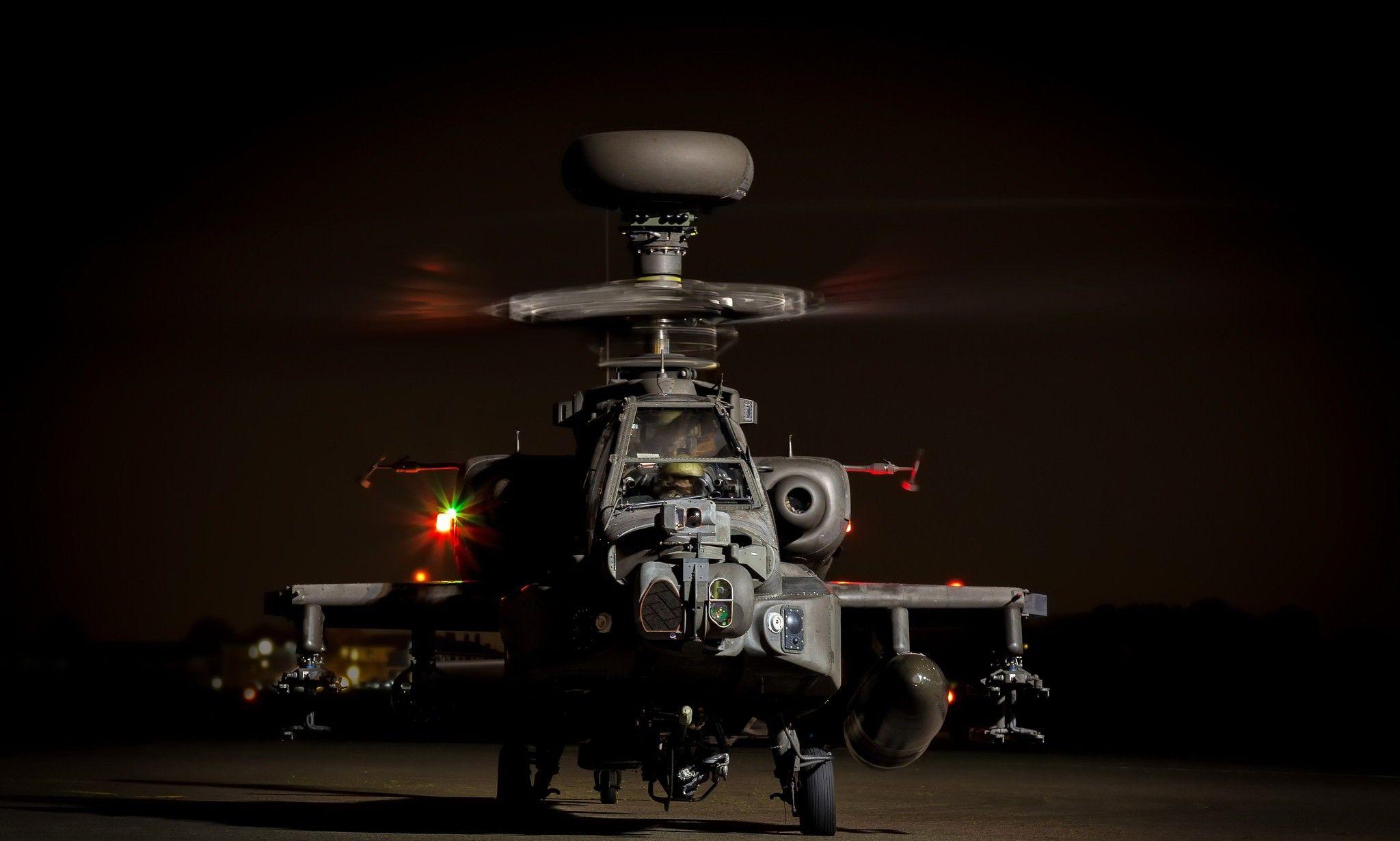 2048x1230 Apache Helicopter Wallpaper background picture